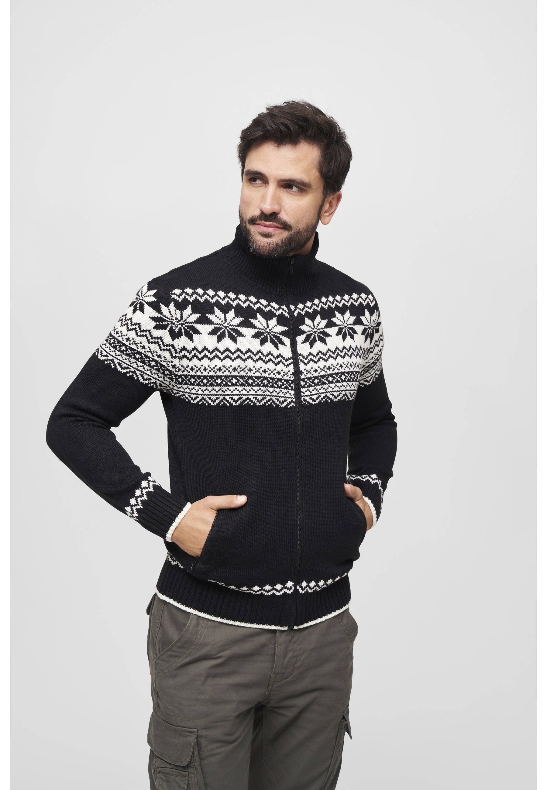 Brandit Strickjacke »Brandit Herren Cardigan Norweger« 1 Stk.