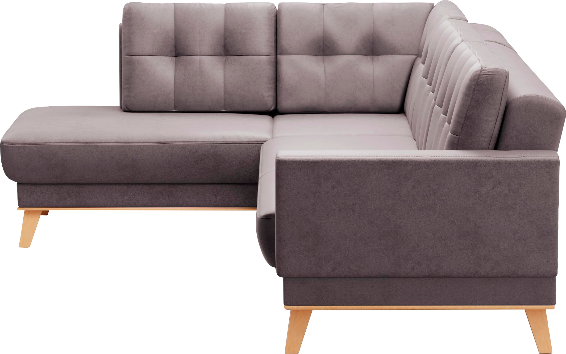 sit&more Ecksofa »Lavida L-Form«, wahlweise mit Kippfunktion und Bettkasten