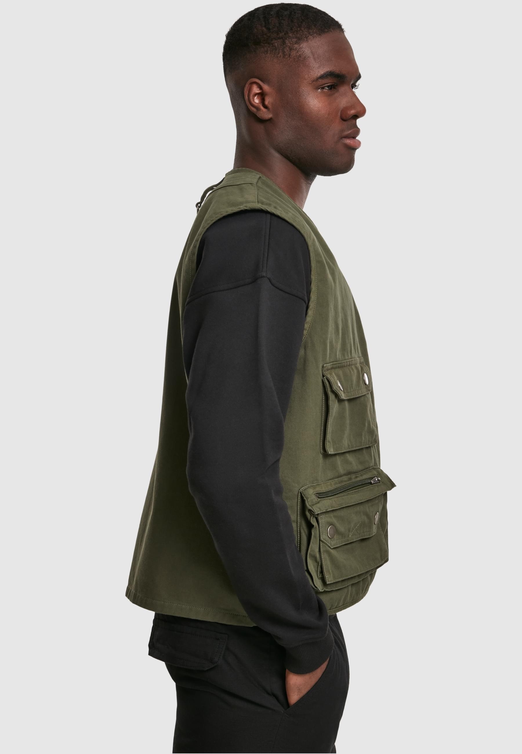 URBAN CLASSICS Jerseyweste »Urban Classics Herren Worker Vest«, (1 tlg.)