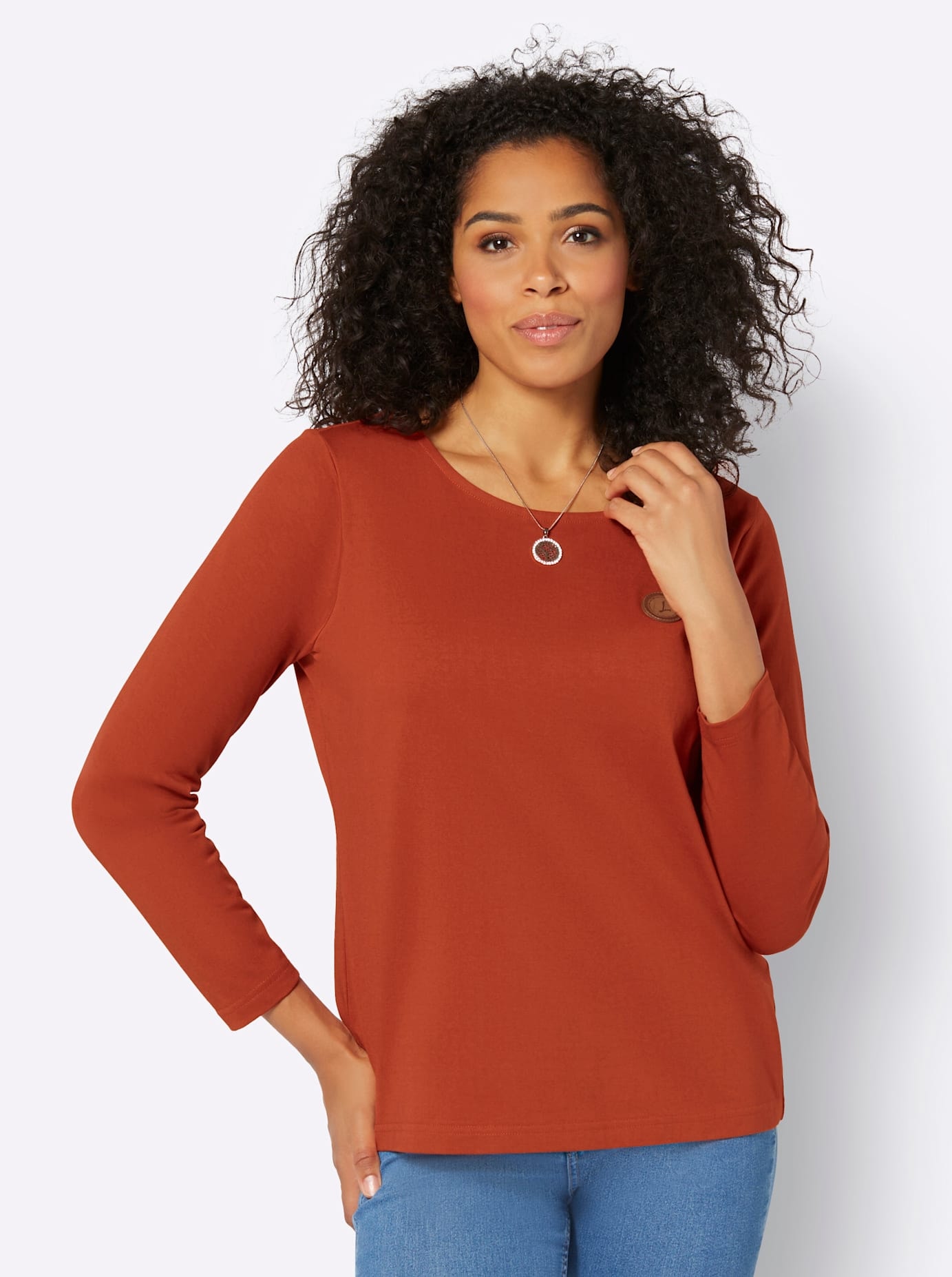 Casual Looks Rundhalsshirt "Shirt" 1 Stk. tlg. günstig online kaufen