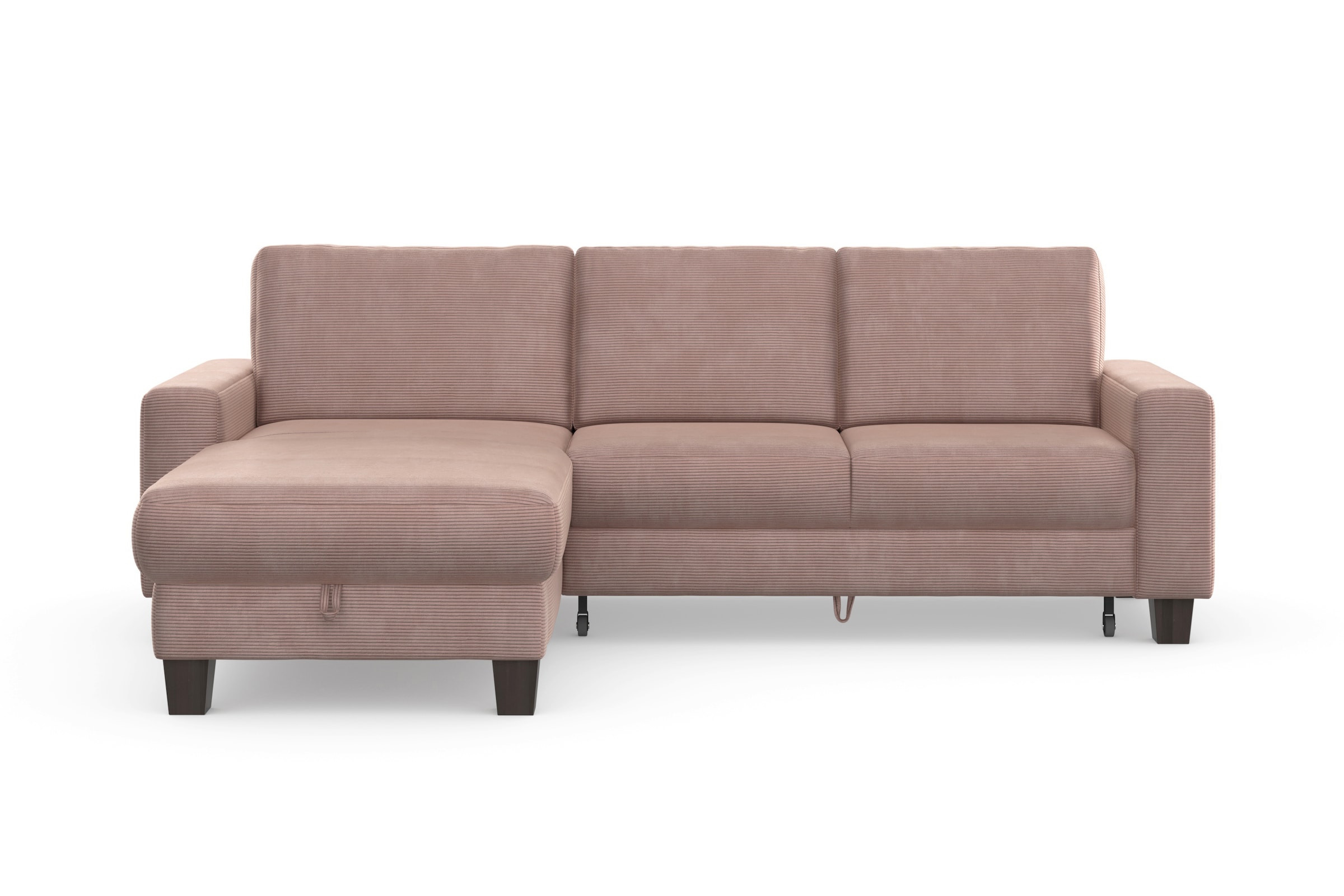 Home affaire Ecksofa "Summer L-Form", mit Recamiere, mit oder ohne Bettfunk günstig online kaufen