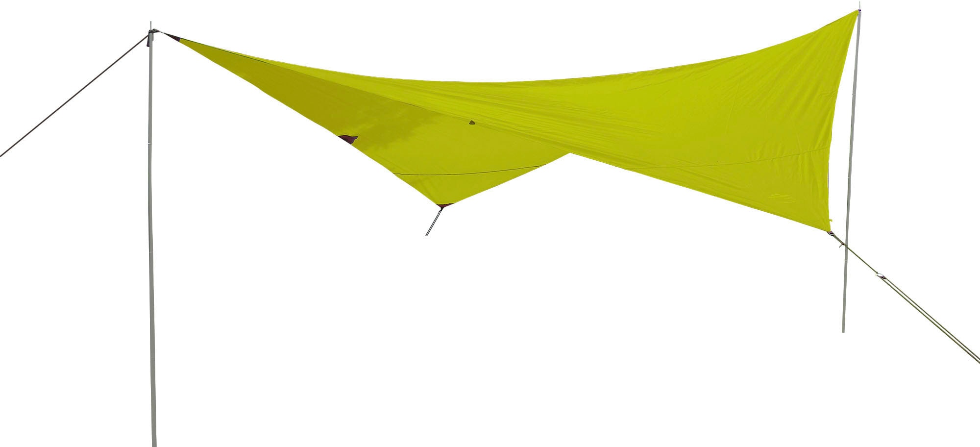 EXPLORER Sonnensegel "Sonnensegel 3x4m rechteckig wasserabweisend mit Stangen", B/T: 400cm x 300cm, grün, Terasse, Sonnensegel, nach Standard 801 in