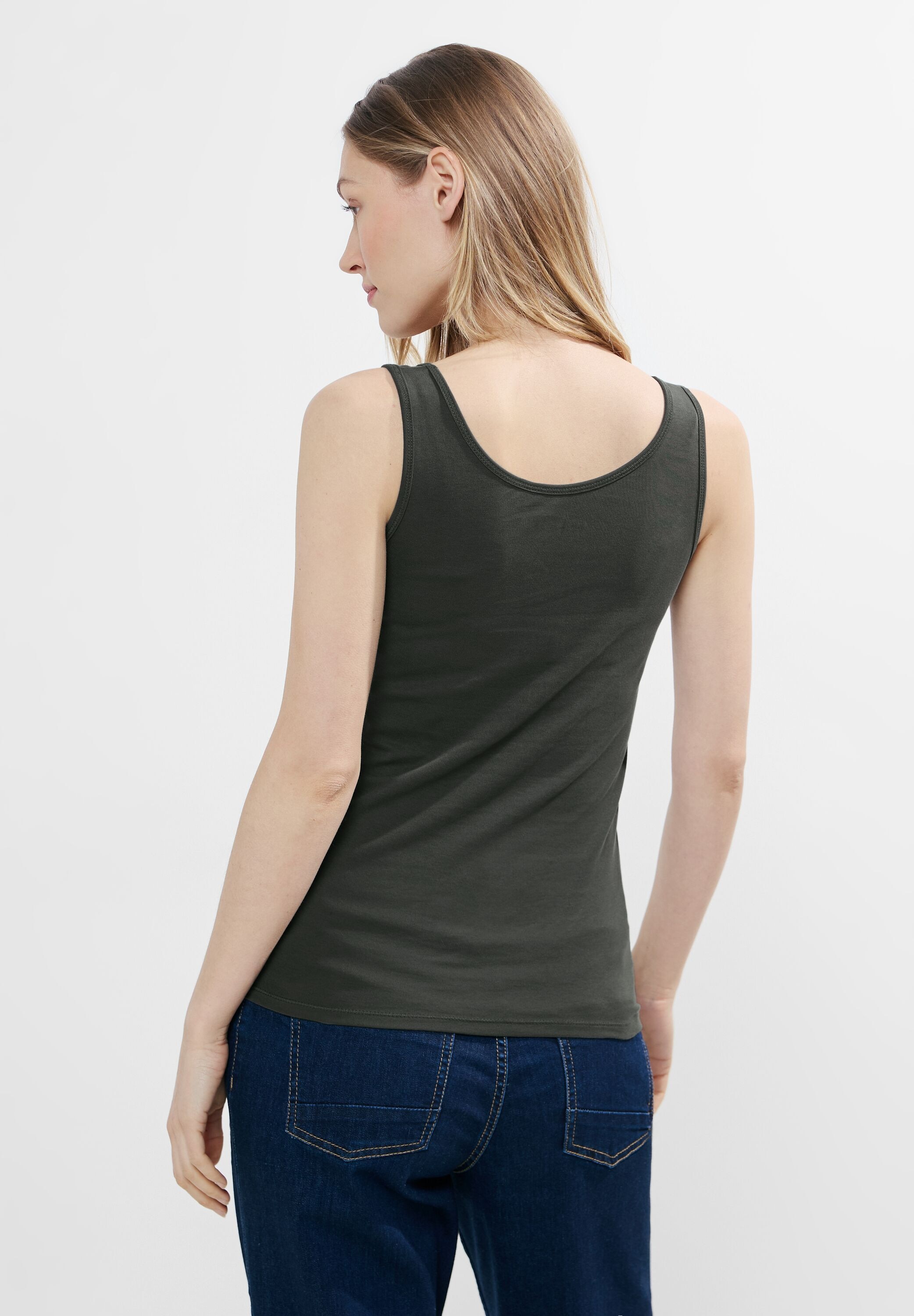 Cecil Tanktop "Style Linda", in Unifarbe günstig online kaufen