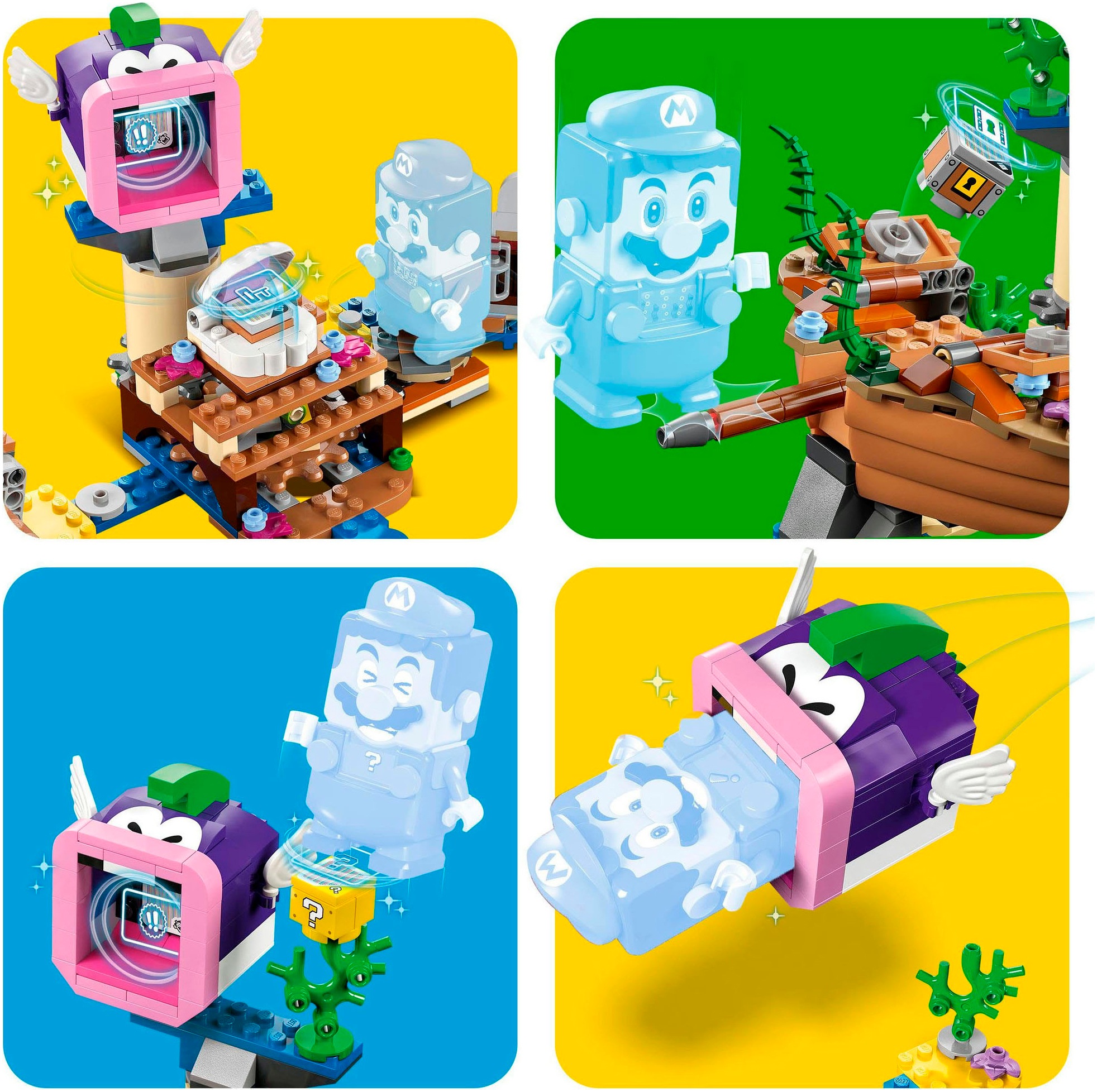 LEGO® Konstruktionsspielsteine »Dorrie und das versunkene Schiff (71432), LEGO Super Mario«, (500 St.), Erweiterungsset; Made in Europe