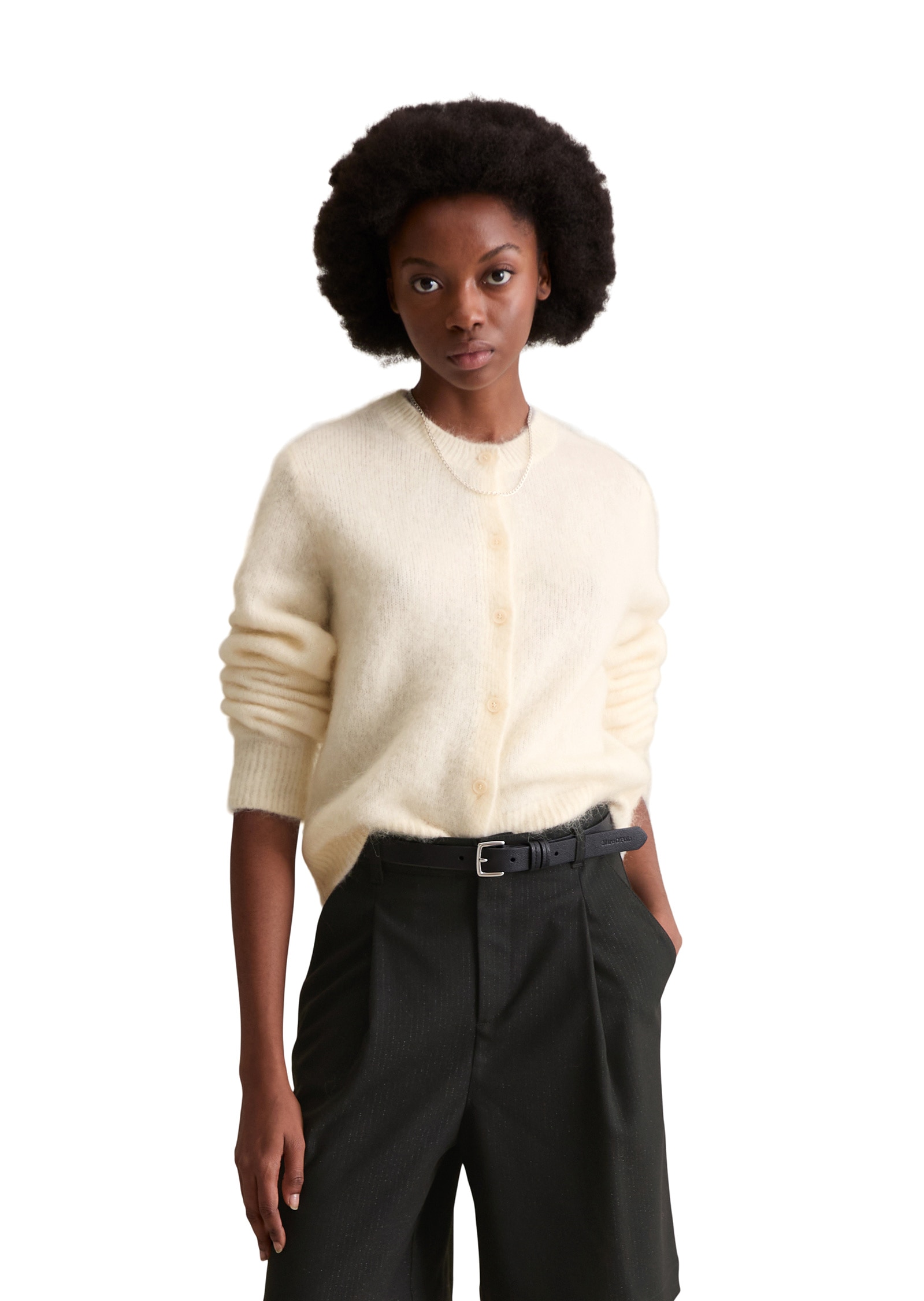 Marc OPolo DENIM Cardigan "aus flauschigem Wolle-Mohairwolle-Mix" günstig online kaufen