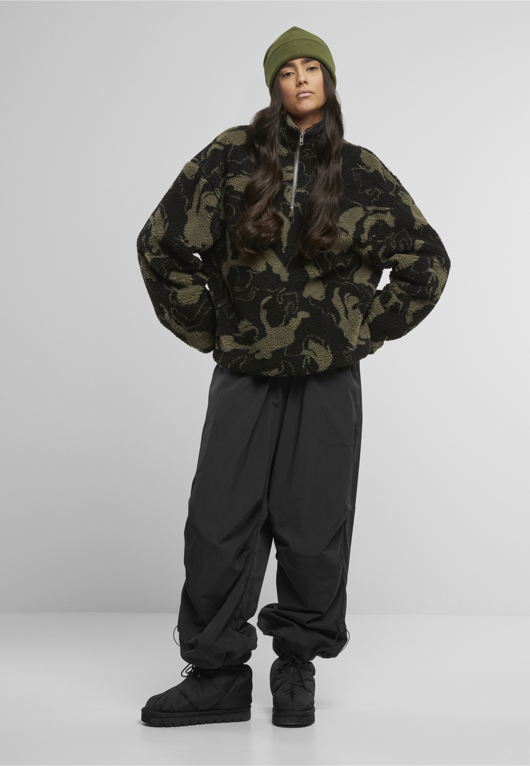 URBAN CLASSICS Beanie »Urban Classics Unisex Fleece Beanie 2-Pack« 1 Stk.