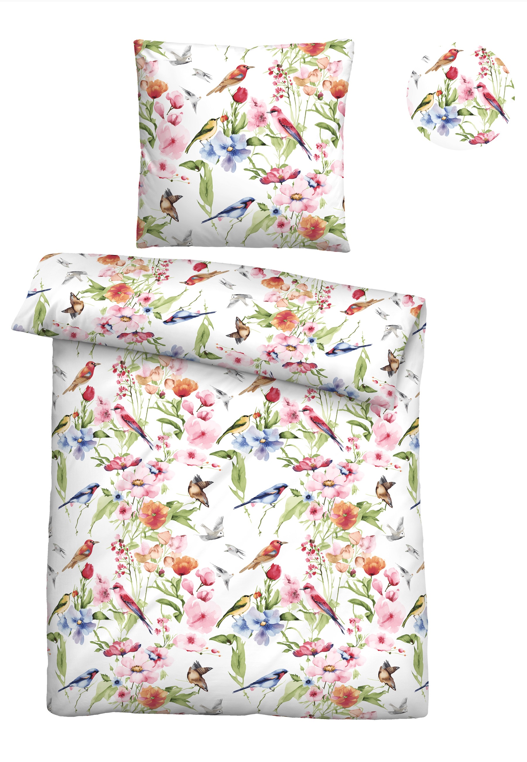 Biberna Bettwäsche »616315« 2 feiner Glanz + weicher Griff, pflegeleicht, ganzjährig einsetzbar, RV