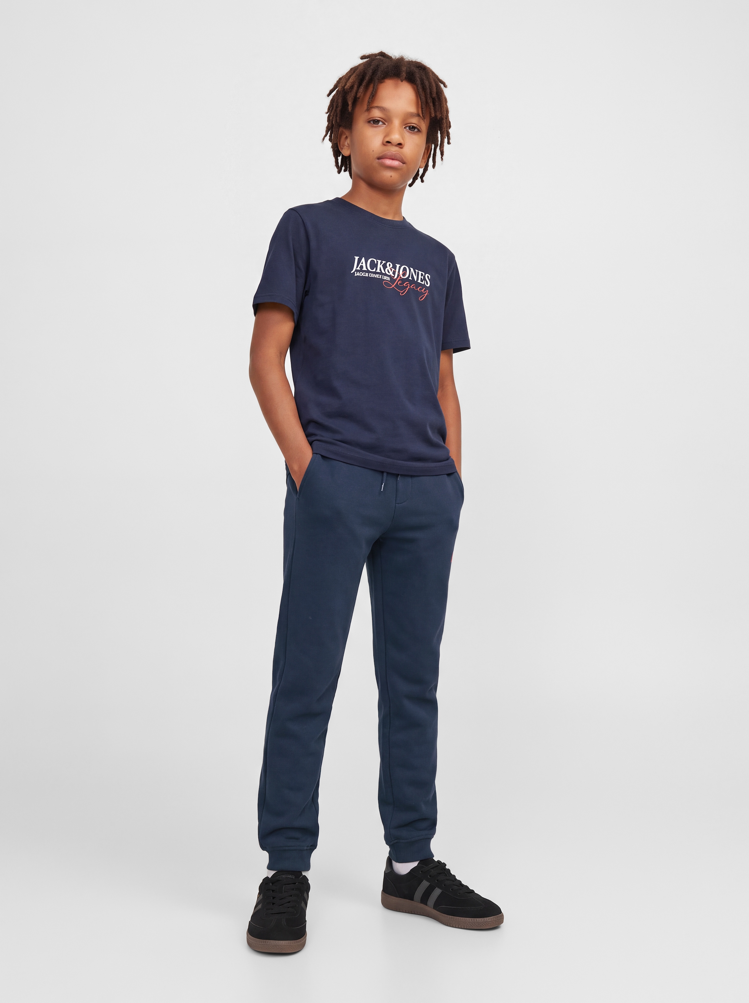 Jack & Jones Junior Sweathose »JPSTGORDON JADE SWEAT PANTS BF JNR«  Materialmix, normal geschnitten
