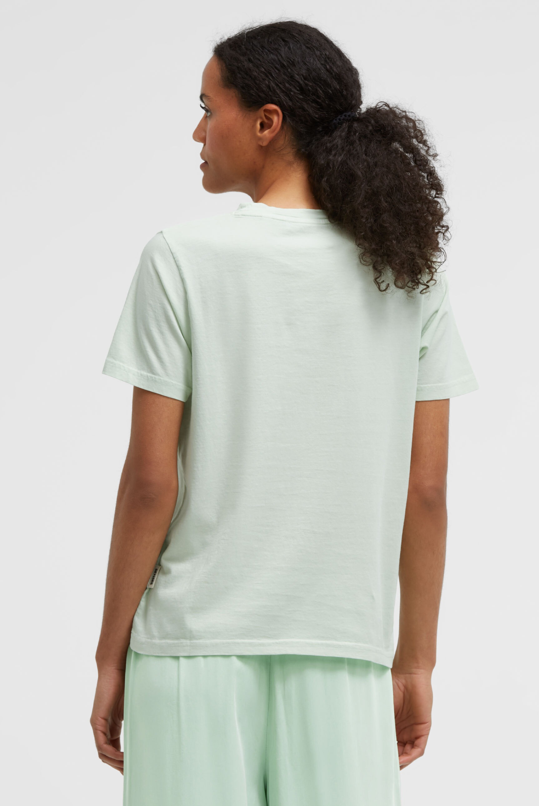 SENSES.THE LABEL Rundhalsshirt aus Baumwolle