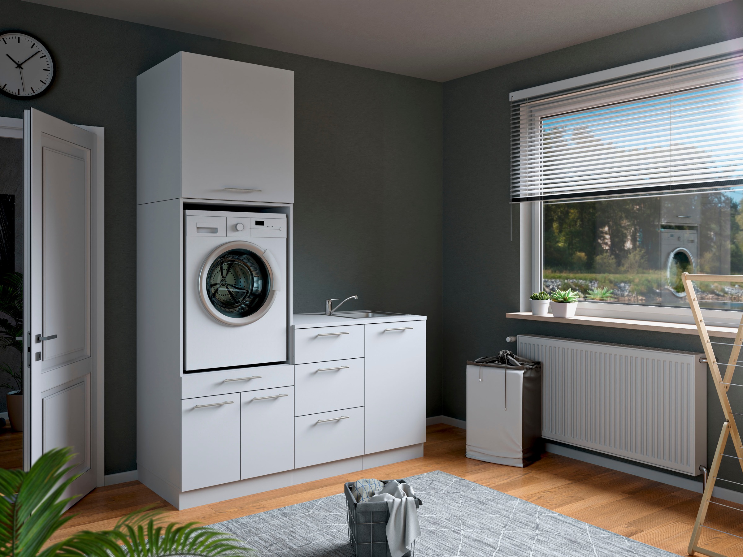 Laundreezy Mehrzweckschrank-Set "Laundreezy, 4-tlg. Mehrzweckschrank-Set B/ günstig online kaufen