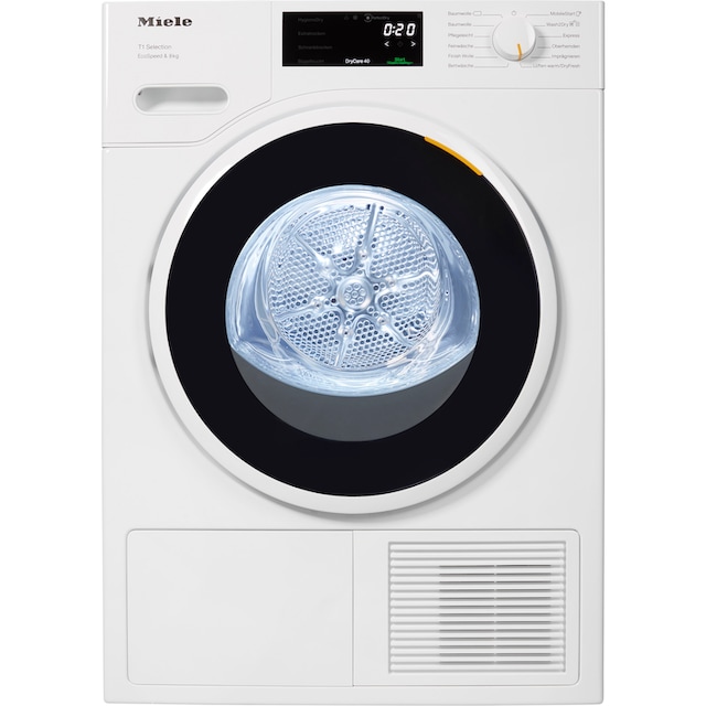 Miele Wärmepumpentrockner »TSF763WP«, 8 kg, DryCare40 trocknet fast alle  Textilien die bei 40 °C waschbar sind auf Raten | BAUR