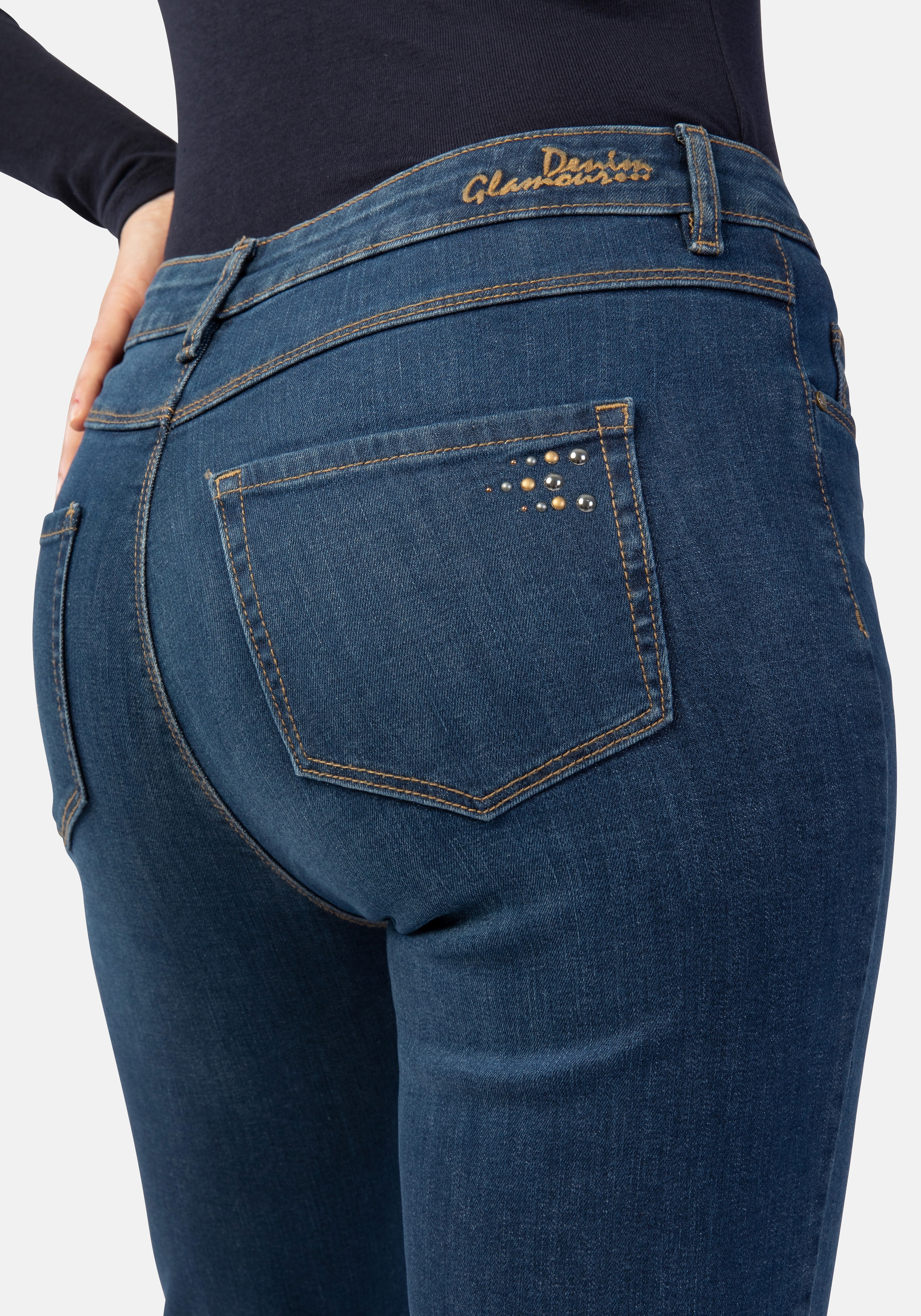 STOOKER WOMEN 5-Pocket-Jeans »Zermatt Denim Straight Fit«, Straight Fit Casual Clean Wash Denim Jeans für Damen