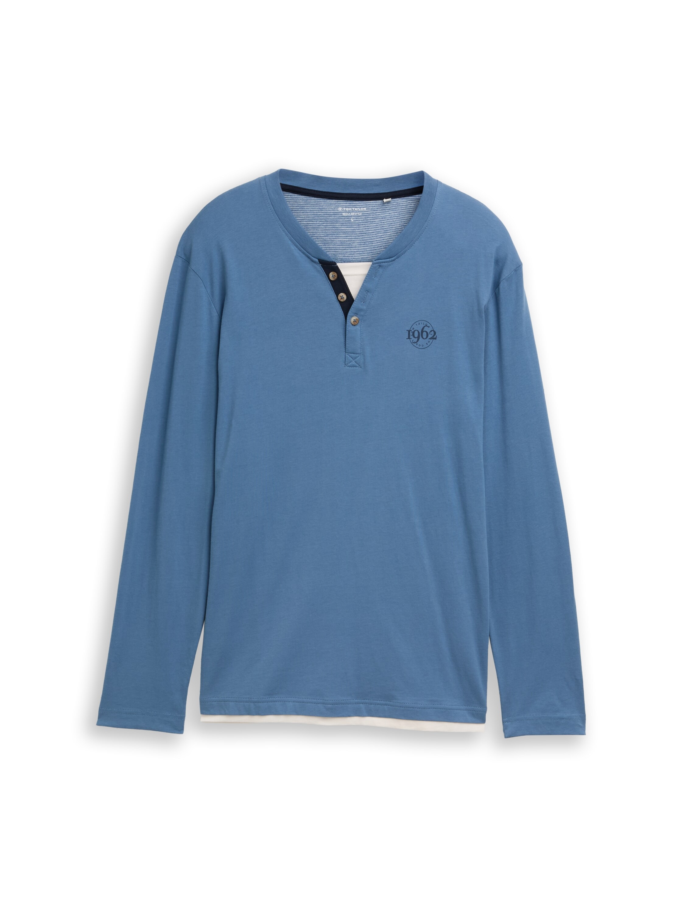 TOM TAILOR Langarmshirt mit Logo Print
