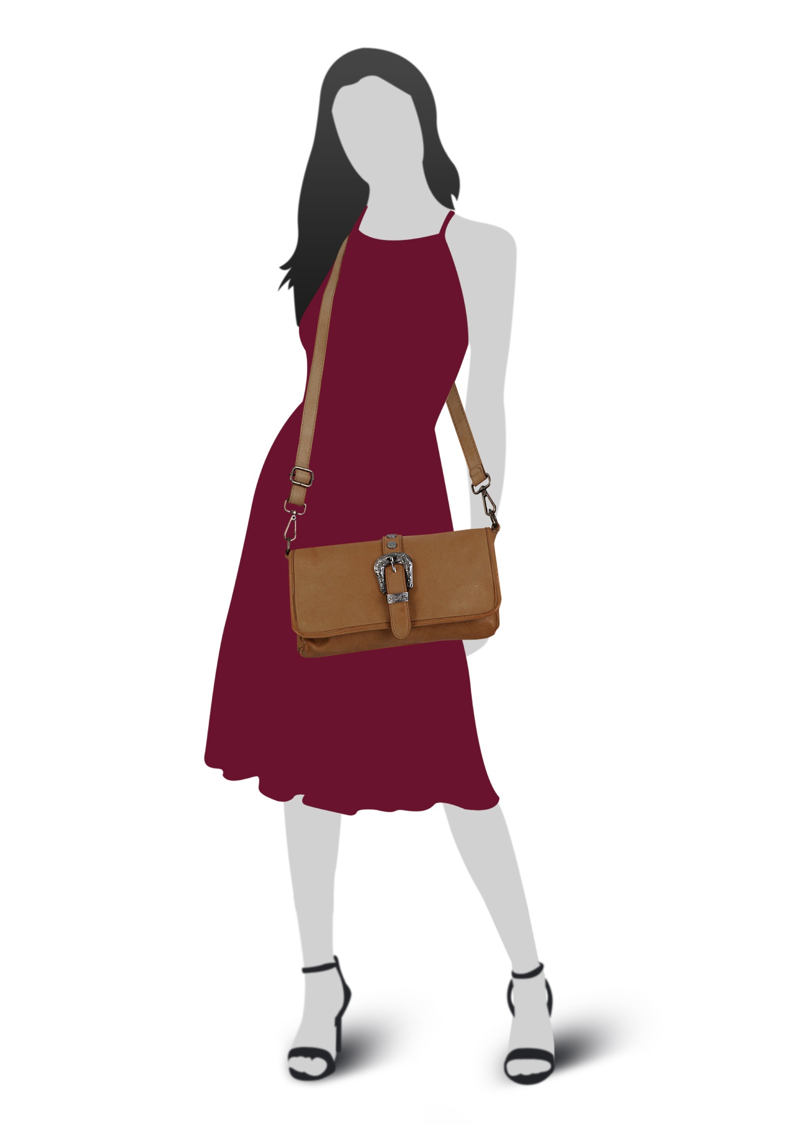 forty Umhängetasche echt Leder, Made in Italy günstig online kaufen