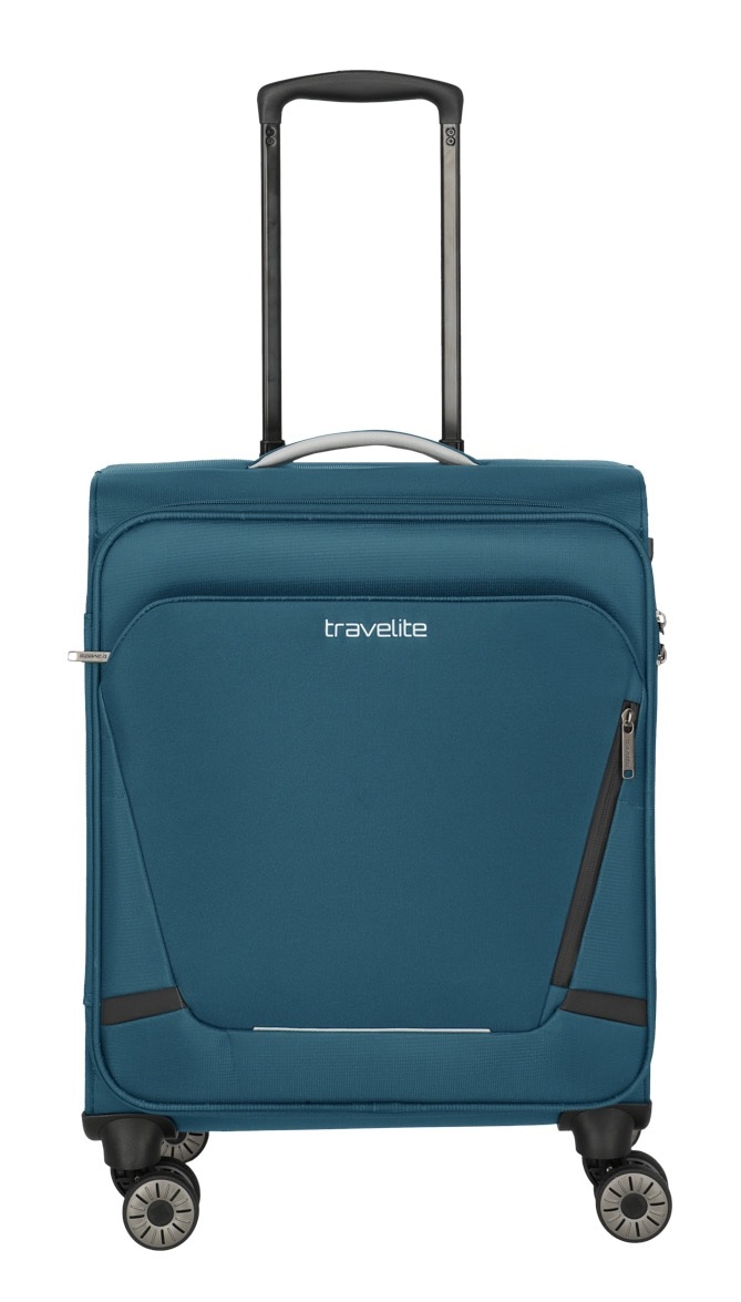 travelite Handgepäck-Trolley "JETPACK Max 4 Cabin Handgepäck Koffer" 41 l 4 Rollen Weichgepäck, passend für Ryanair, Condor und viele gängige Airlines