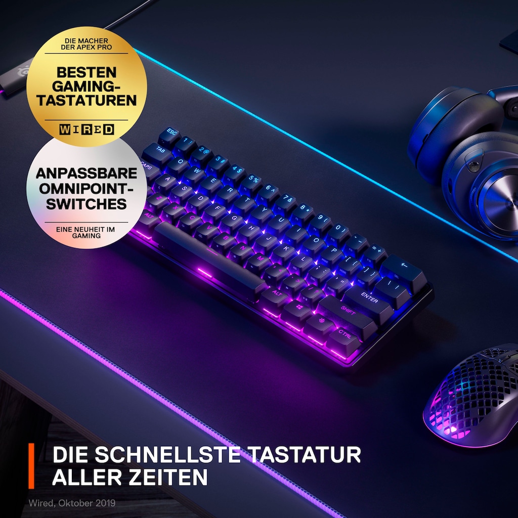 SteelSeries Gaming-Tastatur »Apex Pro Mini Wireless«