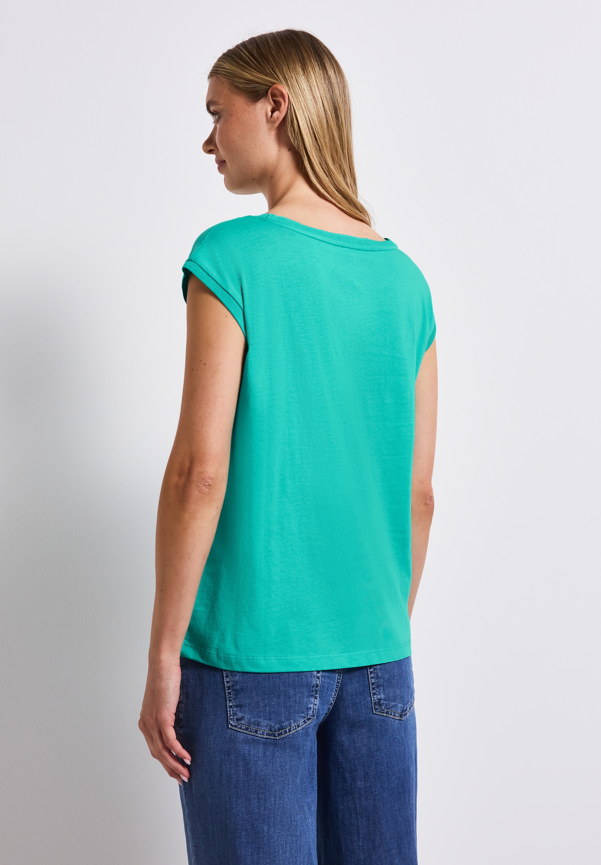STREET ONE T-Shirt, aus reiner Baumwolle
