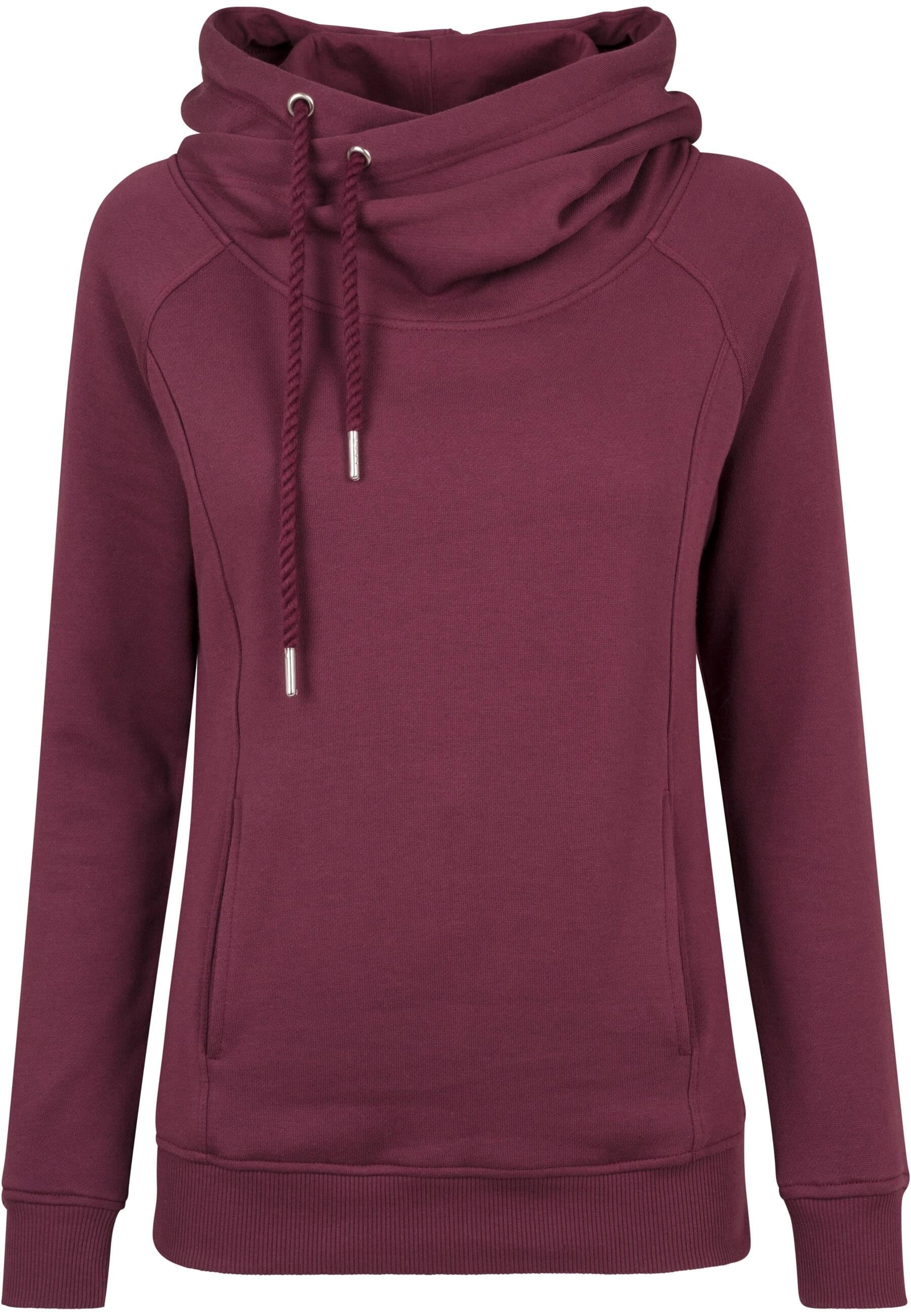 URBAN CLASSICS Rundhalspullover "Urban Classics Damen Ladies Raglan High Neck Hoody"