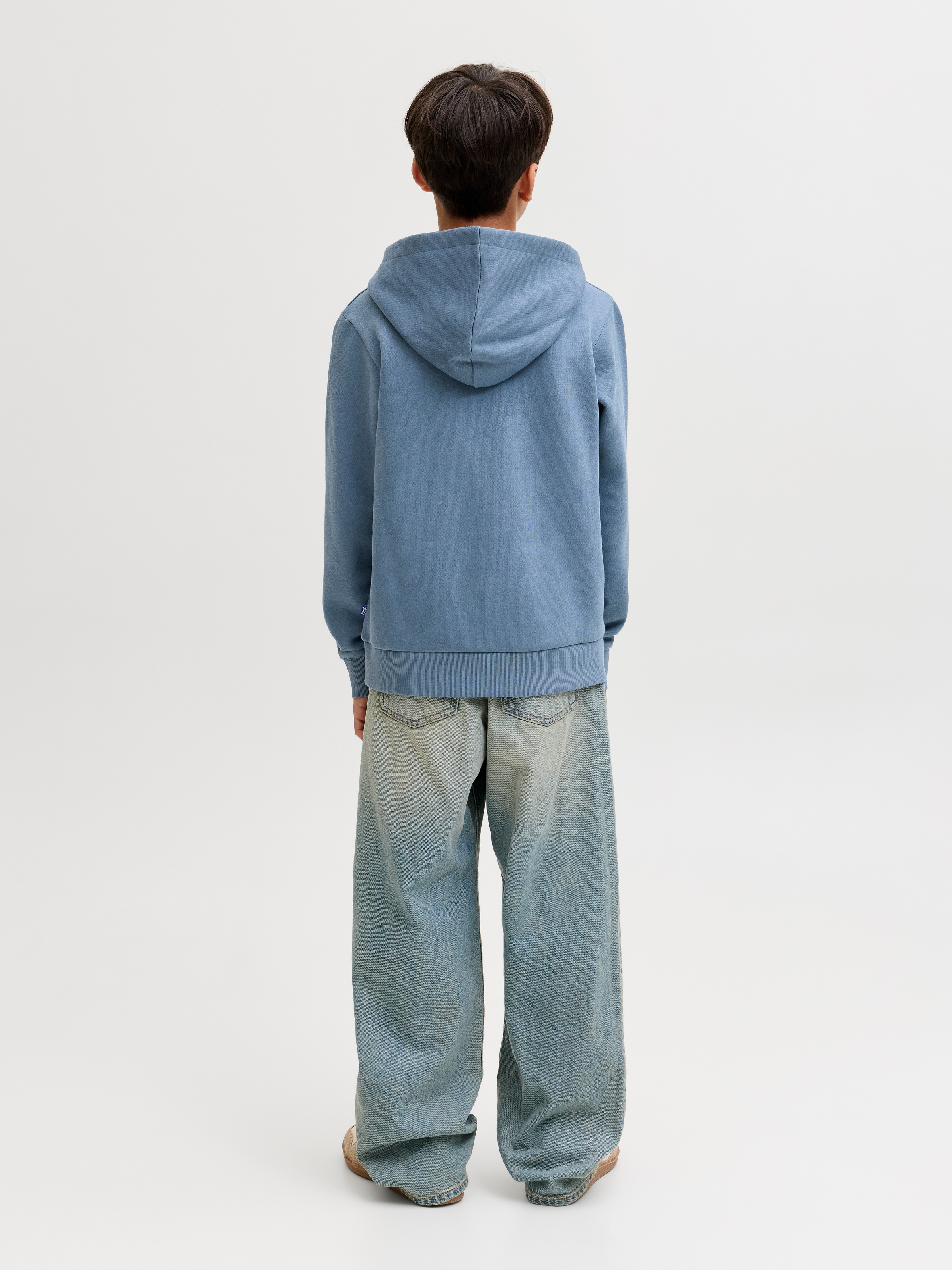 Jack & Jones Junior Kapuzensweatshirt »JJELOGO SWEAT HOOD 2 COL AW25 NOOS JNR«
