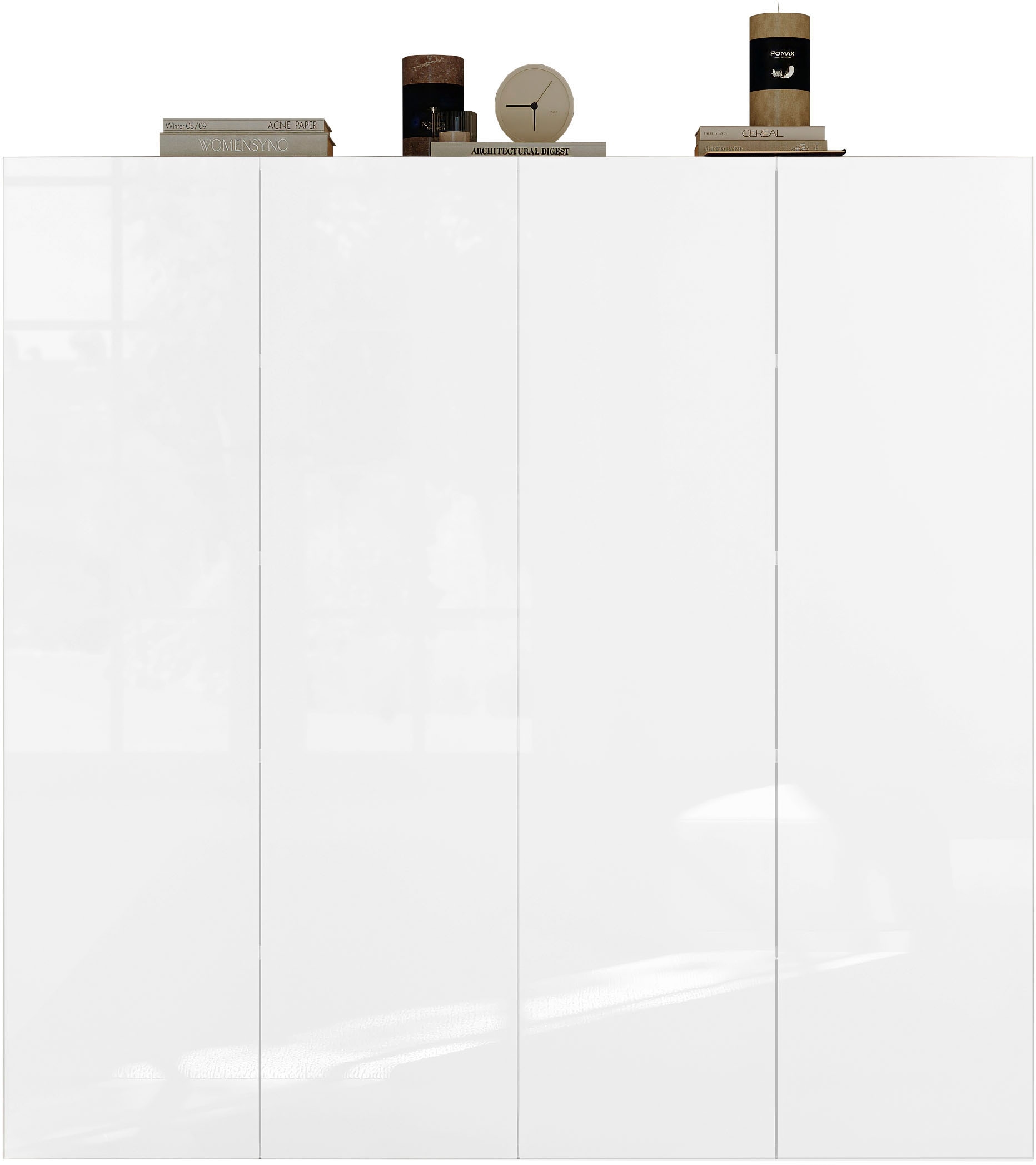 INOSIGN Schuhschrank "SMILE Breite 124 cm, Höhe 114 cm, Schuhregal mit 5 Eb günstig online kaufen