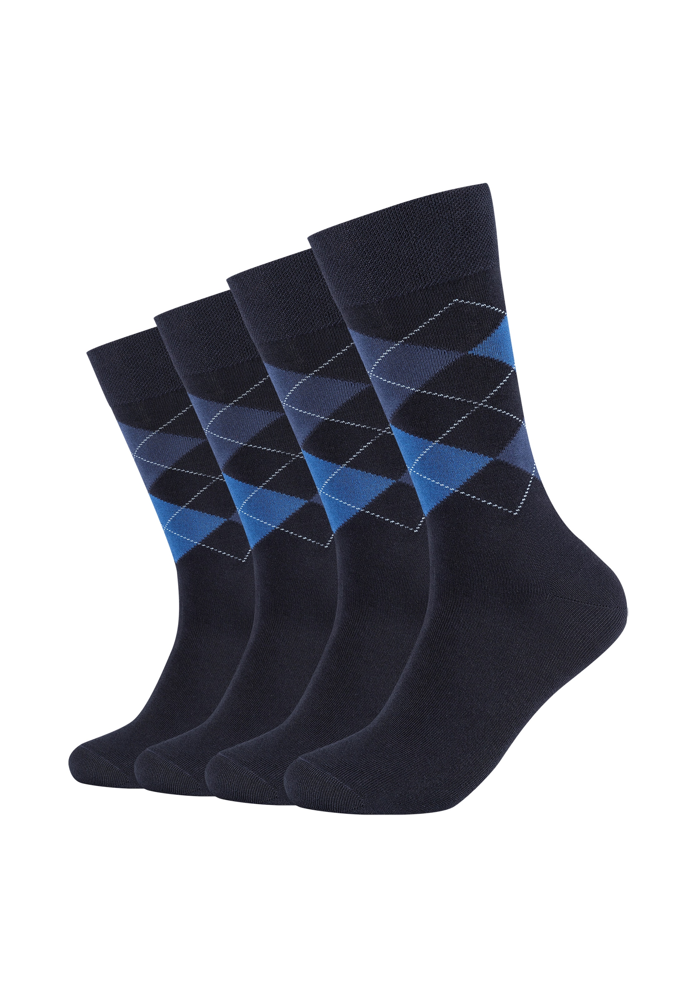 Camano Socken, (4er Pack), mit Komfortbund