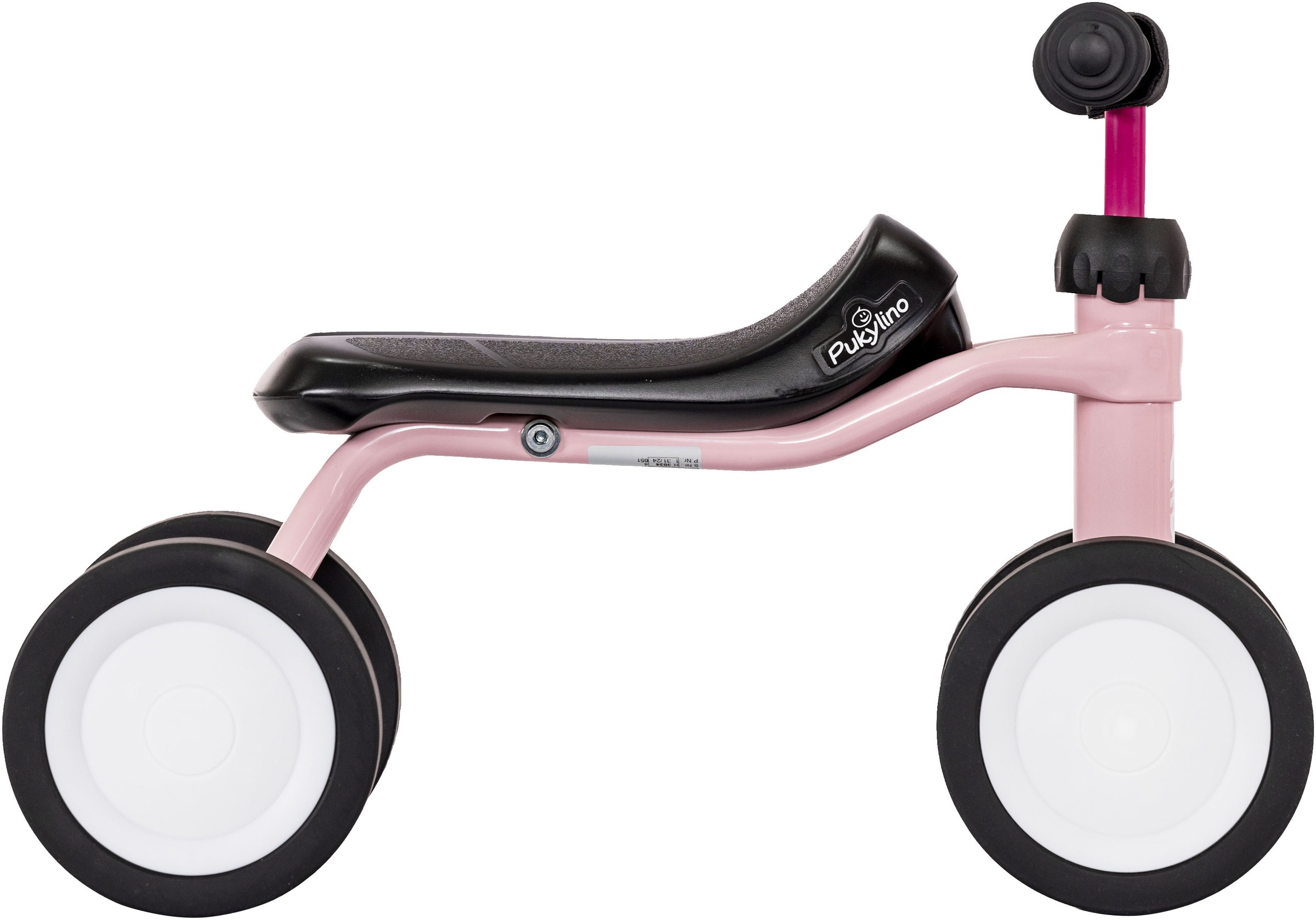 "Kinderfahrzeug Lauflernhilfe PUKY ""PUKYLINO"", rosa (retro rose), Lauflernhilfen, KinderB:17cm T:52cm, Stahl, ab 12 Monaten, Baby, B:17cm T:52cm"