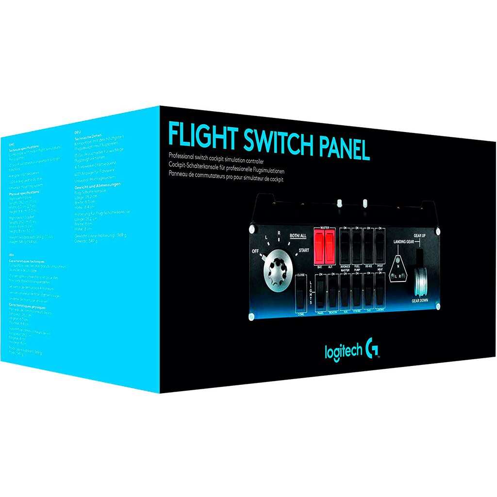 Logitech G Gaming-Adapter »Logitech G Saitek Pro Flight Switch Panel«, 1,8 cm