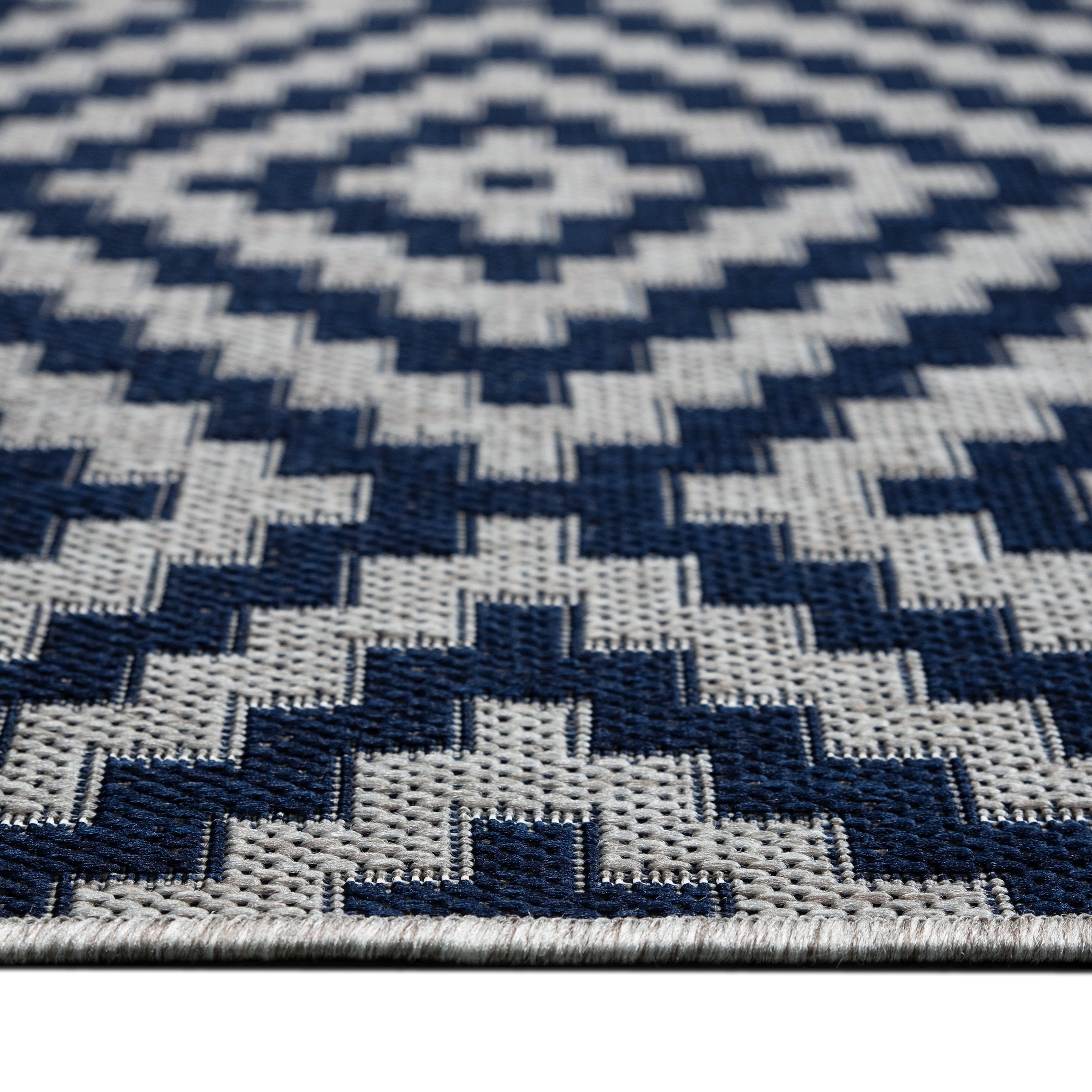 my home Teppich »Cordoba auch als Läufer erhältlich«, rechteckig, 3 mm Höhe, In- und Outdoor geeignet, Sisal-Optik, Wetterfest & UV-beständig, Boho