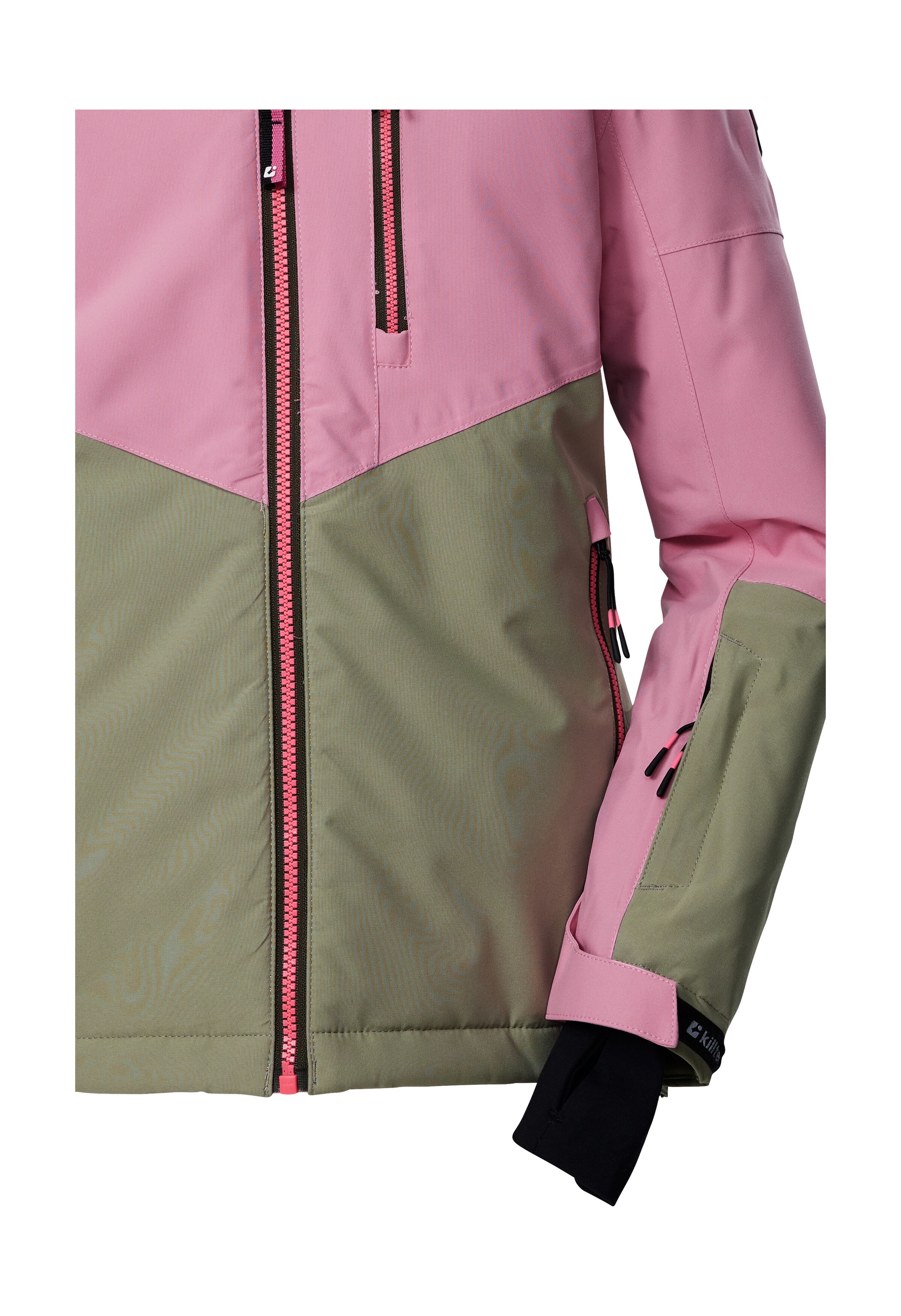 Killtec Skijacke »KSW 207 GRLS SKI JCKT«, Wasserdichte, atmungsaktive Kinderjacke mit reflektierenden Details