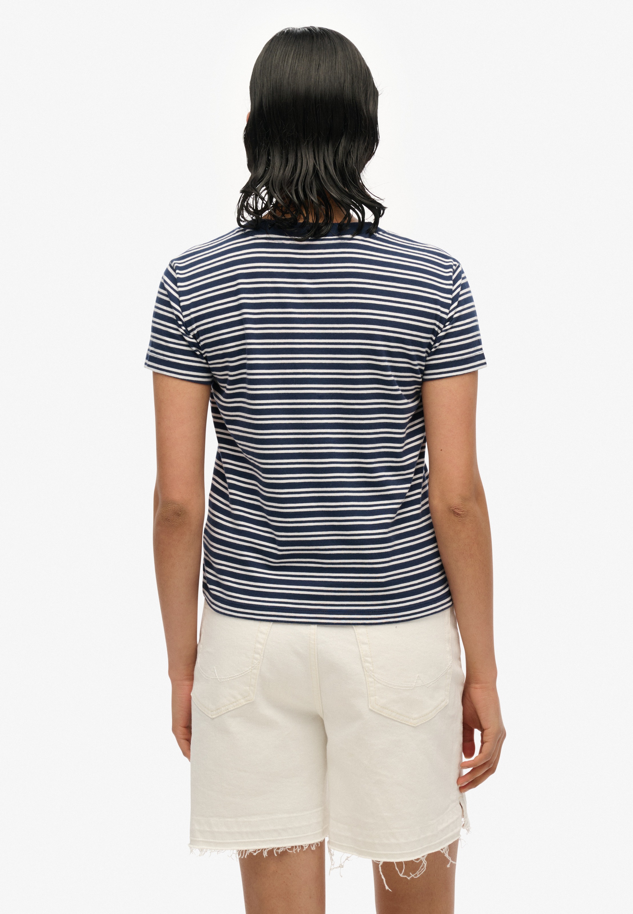 Superdry T-Shirt "ESSENTIAL LOGO STR FITTED TEE" angenehmes Tragegefühl dur günstig online kaufen