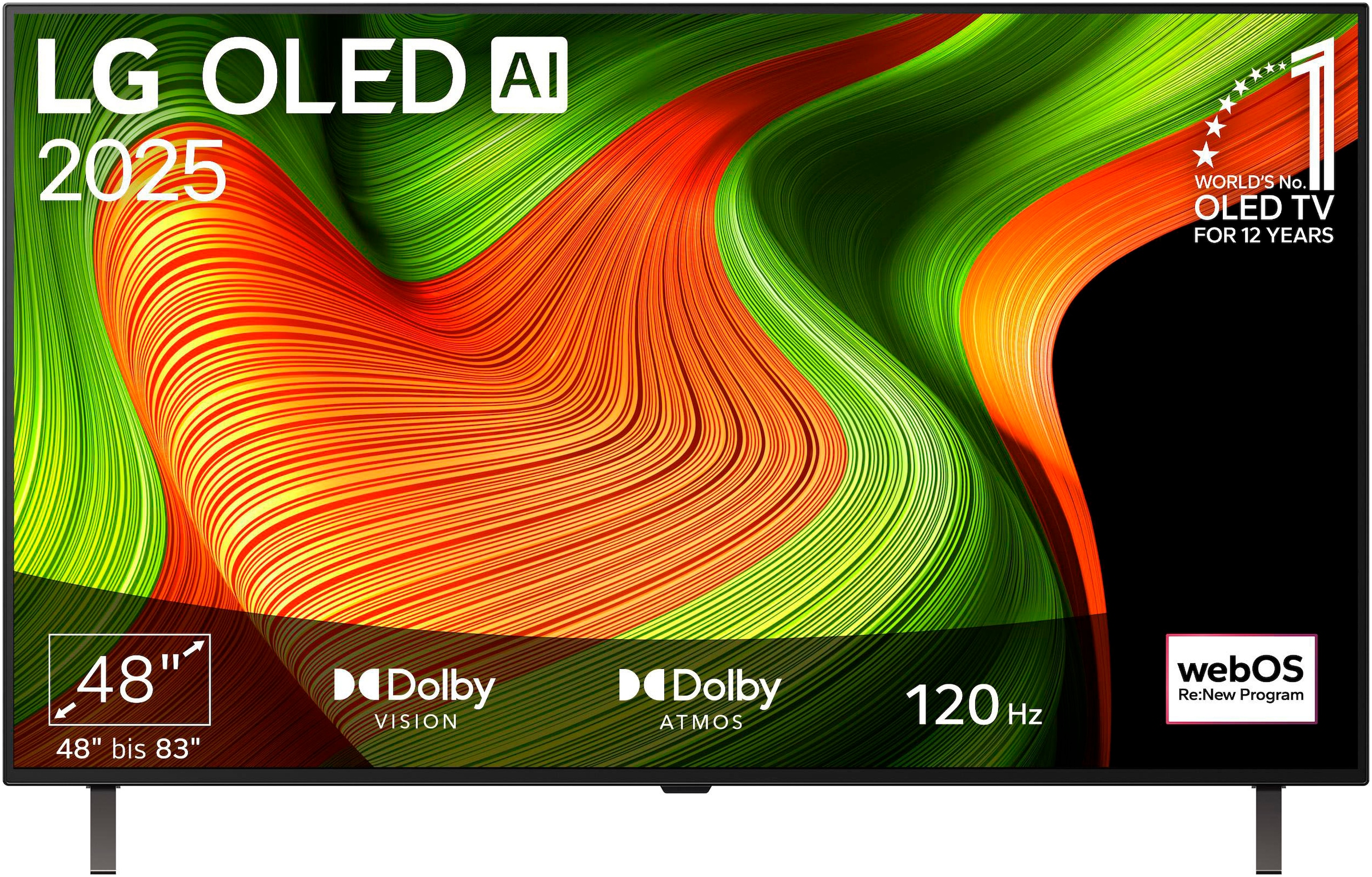 LG OLED-Fernseher "OLED48B59LA", 48 ′′, schwarz, Fernseher