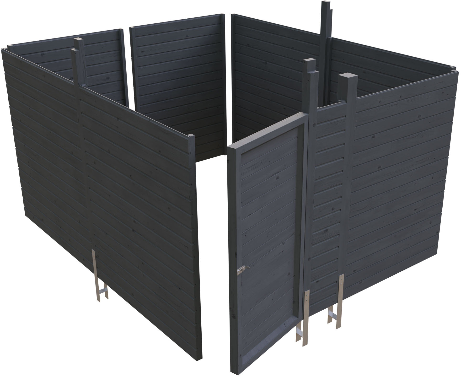 Skanholz Carport-Geräteraum "Abstellraum C4" aus Profilschalung günstig online kaufen