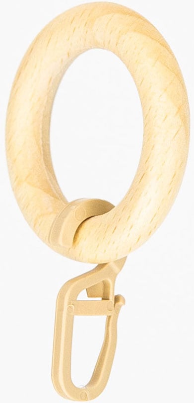 GARESA Gardinenring "Holzring mit Haken" für Durchmesser bis 20mm, einfache günstig online kaufen
