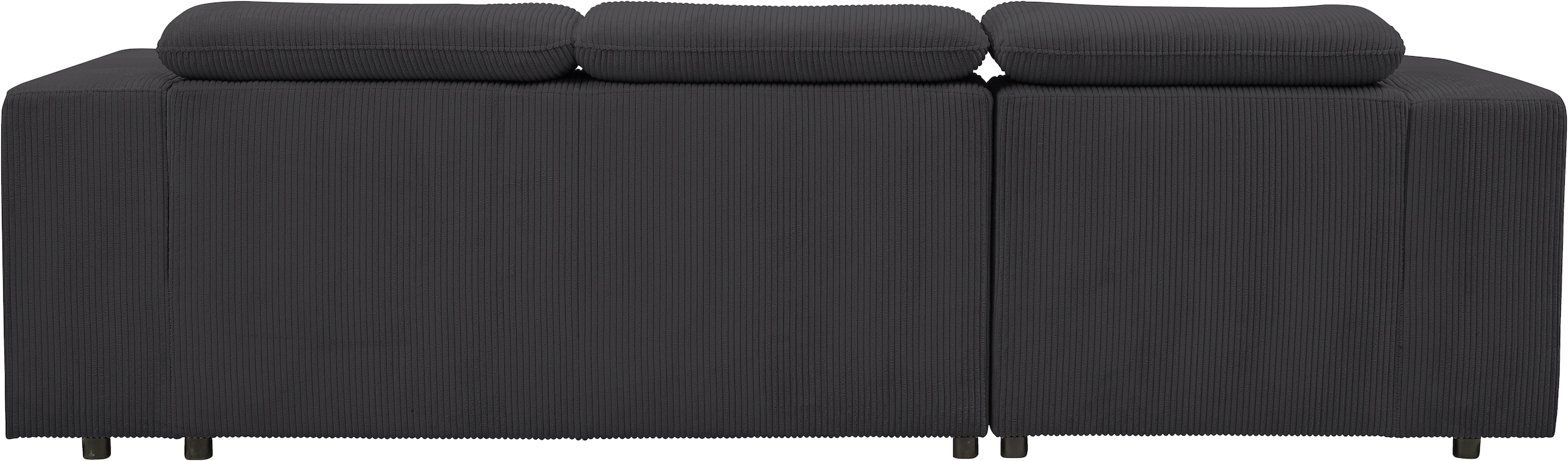 WERK2 Ecksofa »Cherry, modernes Sofa mit Komfortfunktionen, Breite 270cm, L-Form,«, bequem, mit verstellbaren Kopfteilen, Schlaffunktion und Bettkasten