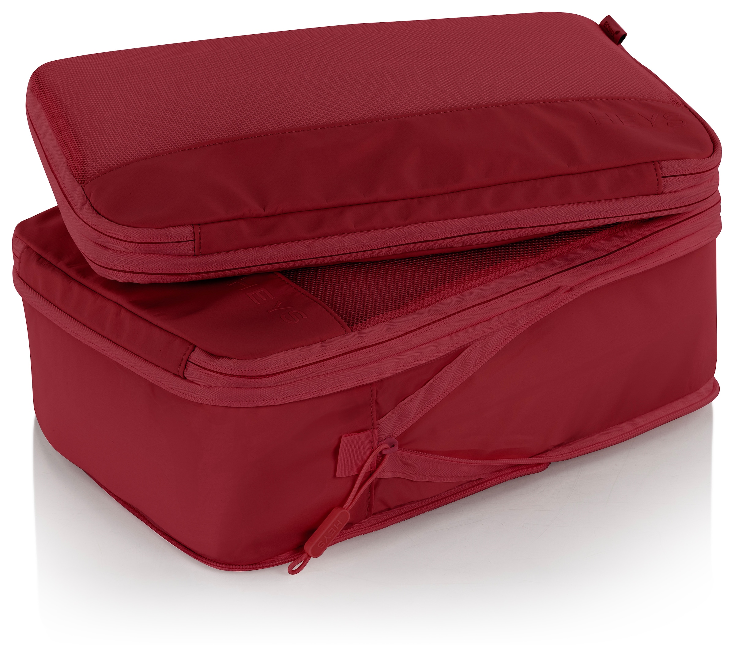 Heys Kofferorganizer »Ecotex Compression Packing Cube«, (Set, 4 tlg.), komprimierbare Packwürfel, Packtaschen, Organizer für Koffer