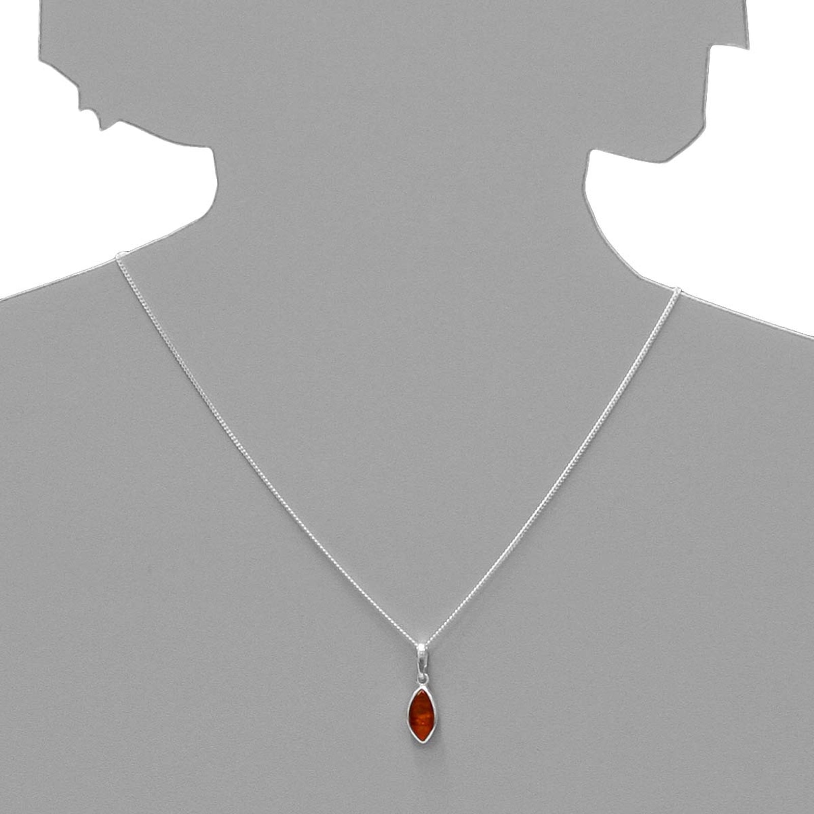 OSTSEE-SCHMUCK Kettenanhänger »- Tadira - Silber 925/000 - Bernstein«