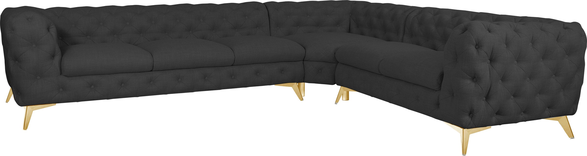 Home Affaire Glynis Corner Sofa Grey 323x264x75cm 2
