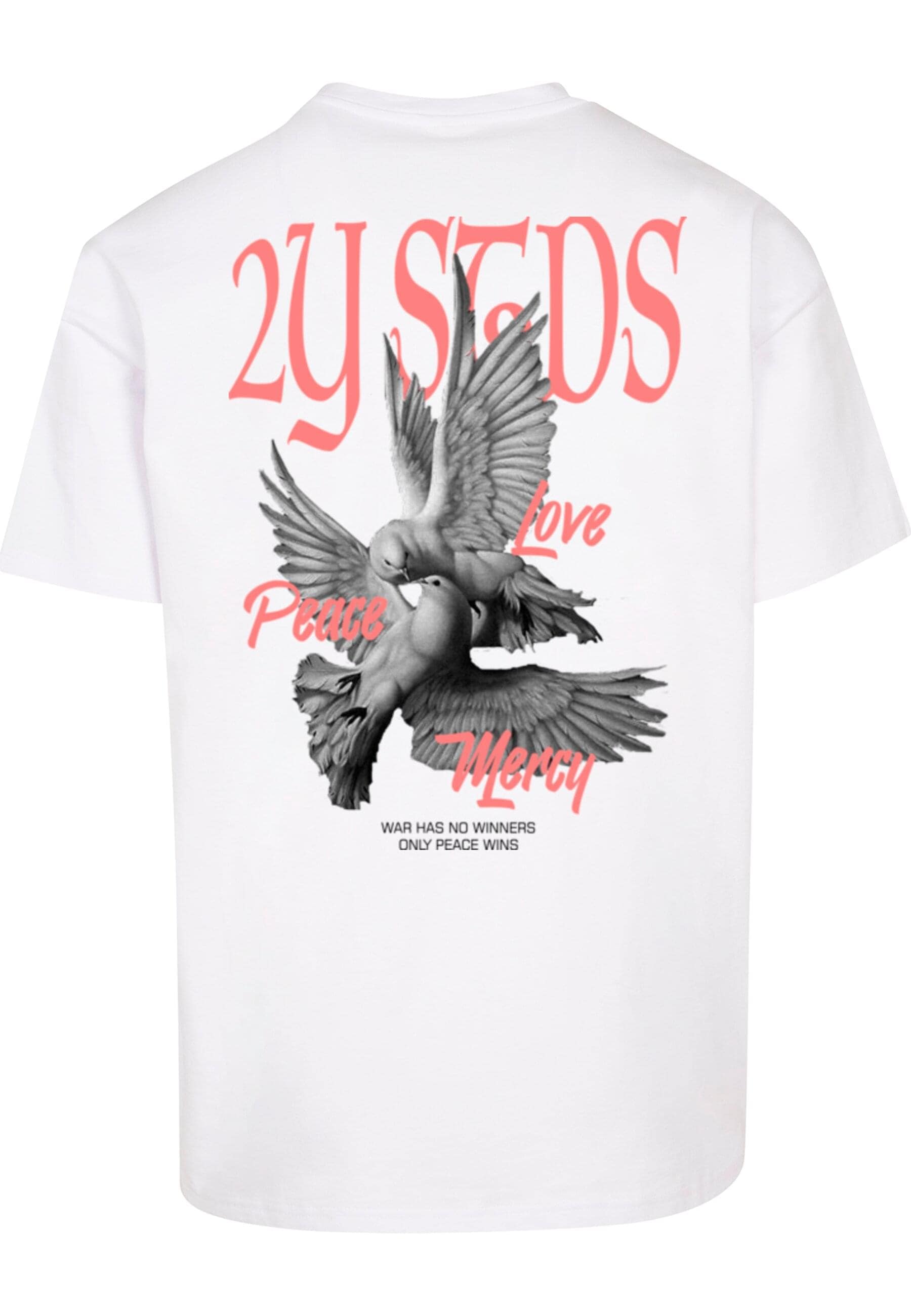 2Y Studios T-Shirt "2Y Studios Herren PEACE LOVE MERCY TEE" günstig online kaufen