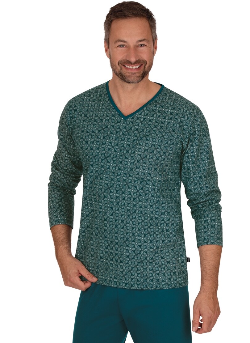 trigema -  V-Shirt, mit Paisley-Muster