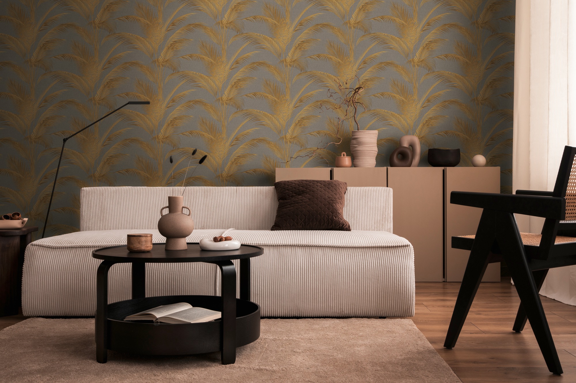 living walls Vliestapete »Michalsky 6 florale Tapete Mustertapete Pflanzen Blattmuster«, matt, Vliestapete Natur für Schlafzimmer Küche Wohnzimmer Floral Design Flur