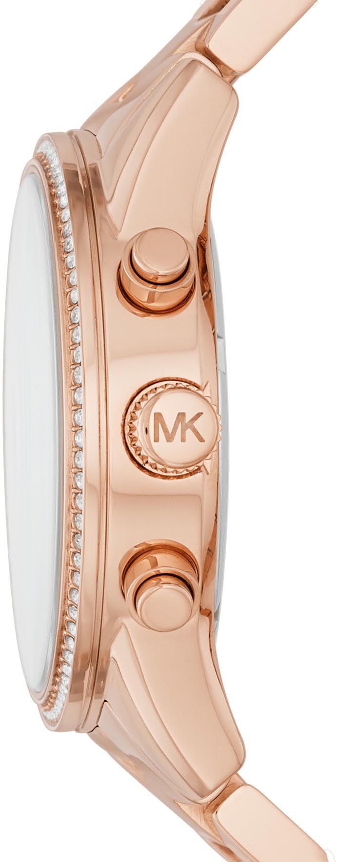 MICHAEL KORS Chronograph »BRYANT«, Quarzuhr, Armbanduhr, Damenuhr, Stoppfunktion, Edelstahlarmband