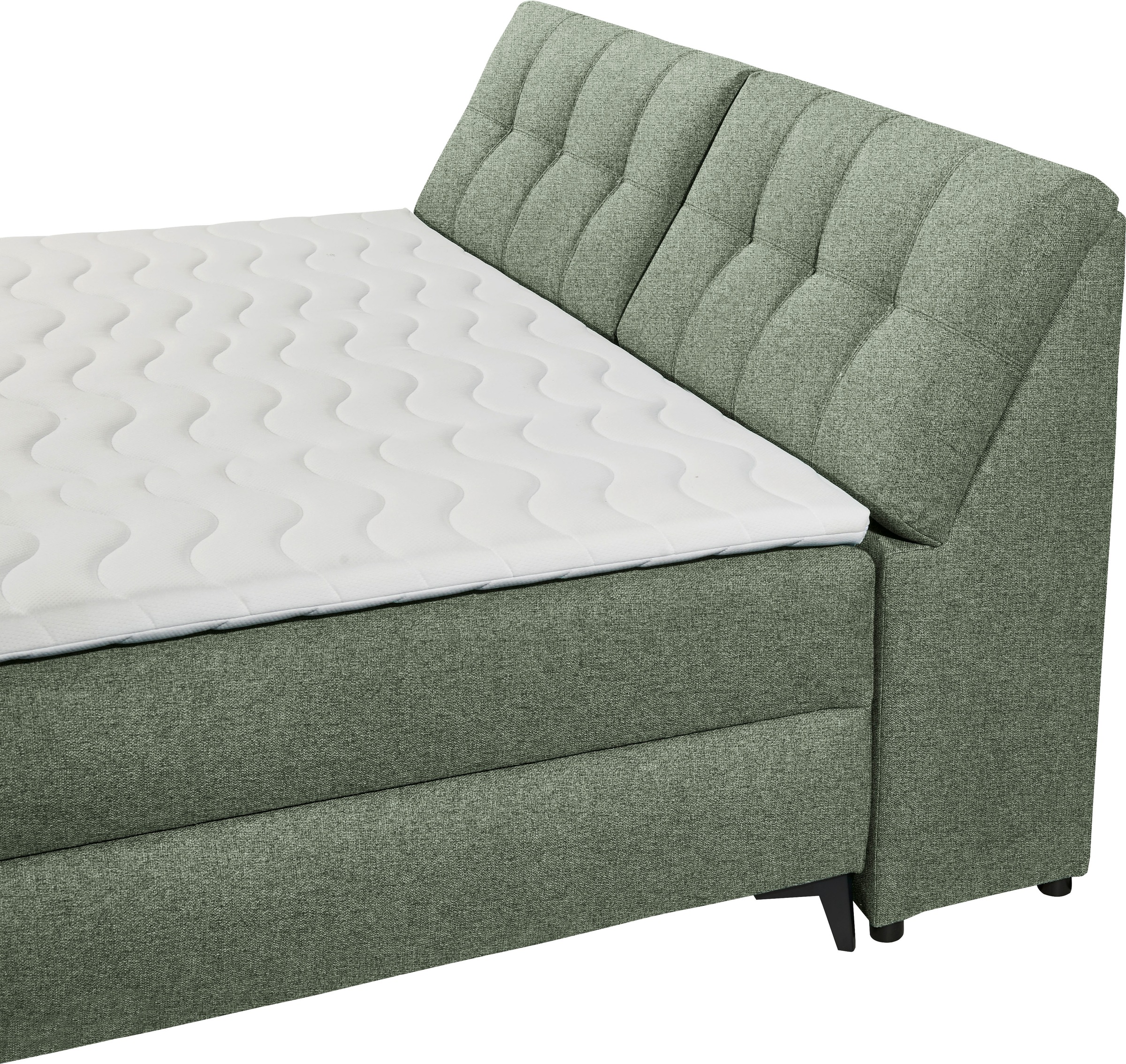ED EXCITING DESIGN Boxbett »Atlantis«, mit Bettkasten und Stauraum im Kopfteil