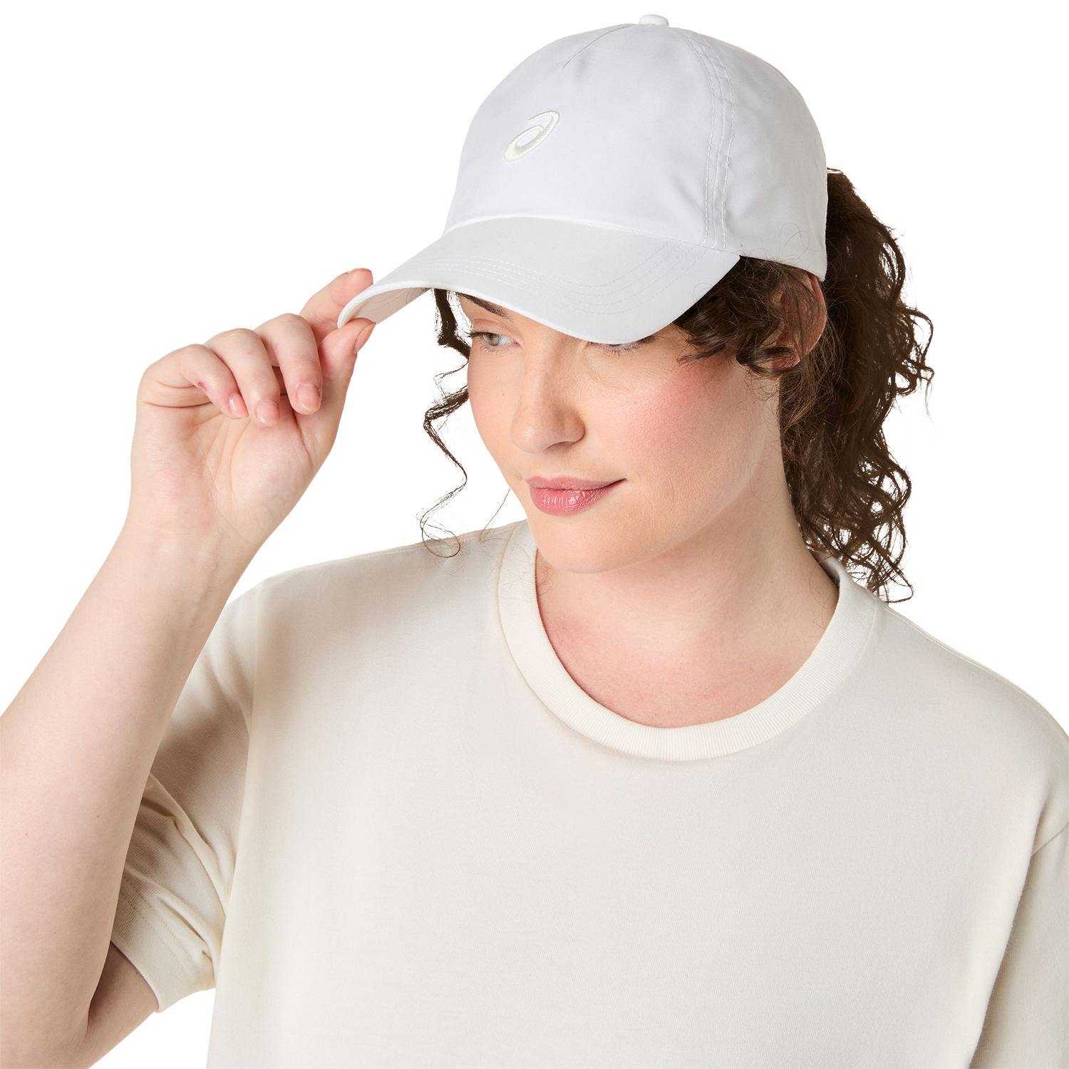 Baseball Cap ASICS "ESSENTIAL CAP", Herren, Gr. M/L, cream, Kunstfaser, Caps 3