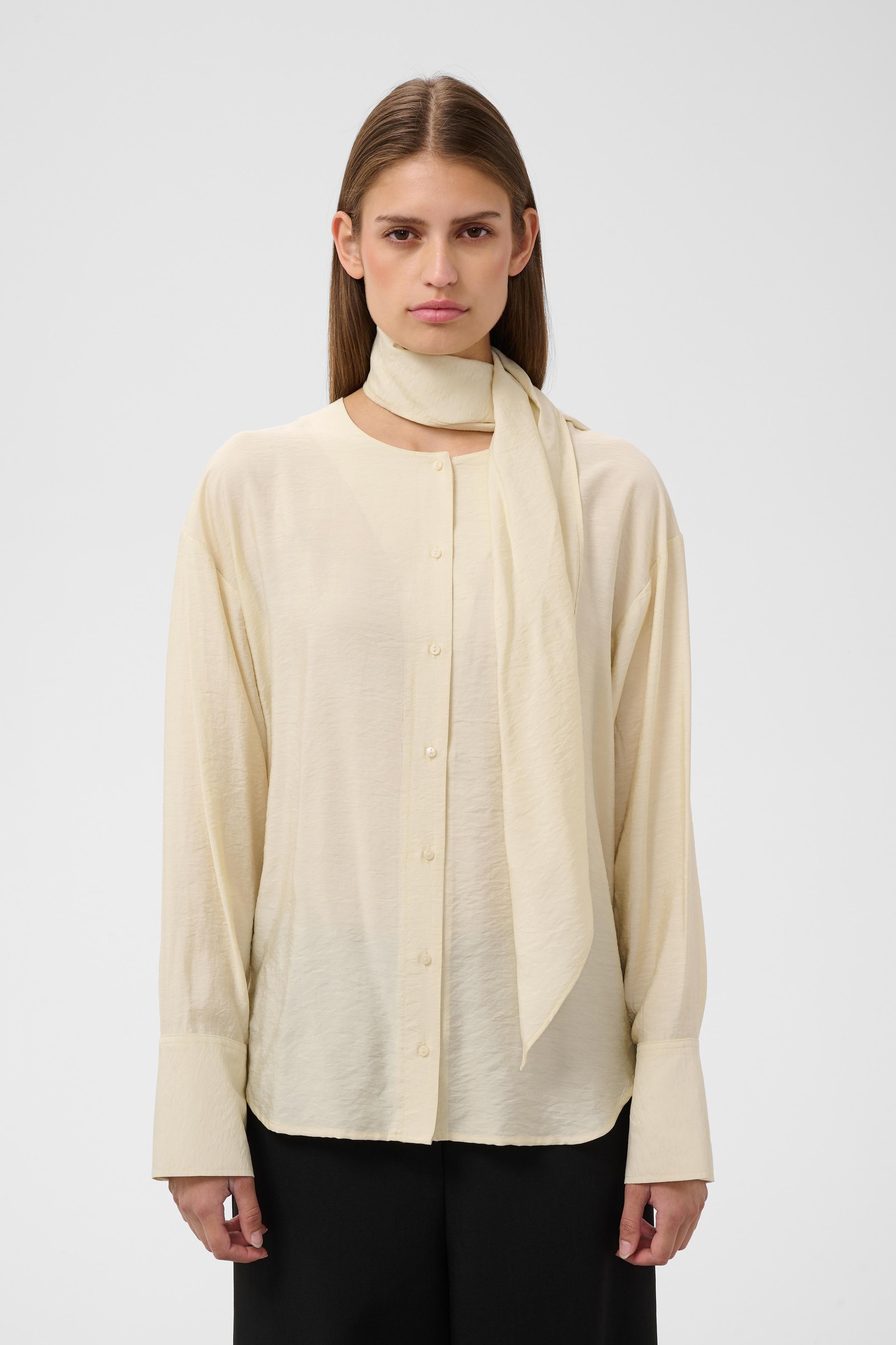 SOAKED IN LUXURY Langarmbluse »Damen Bluse langarm SLLeodora«