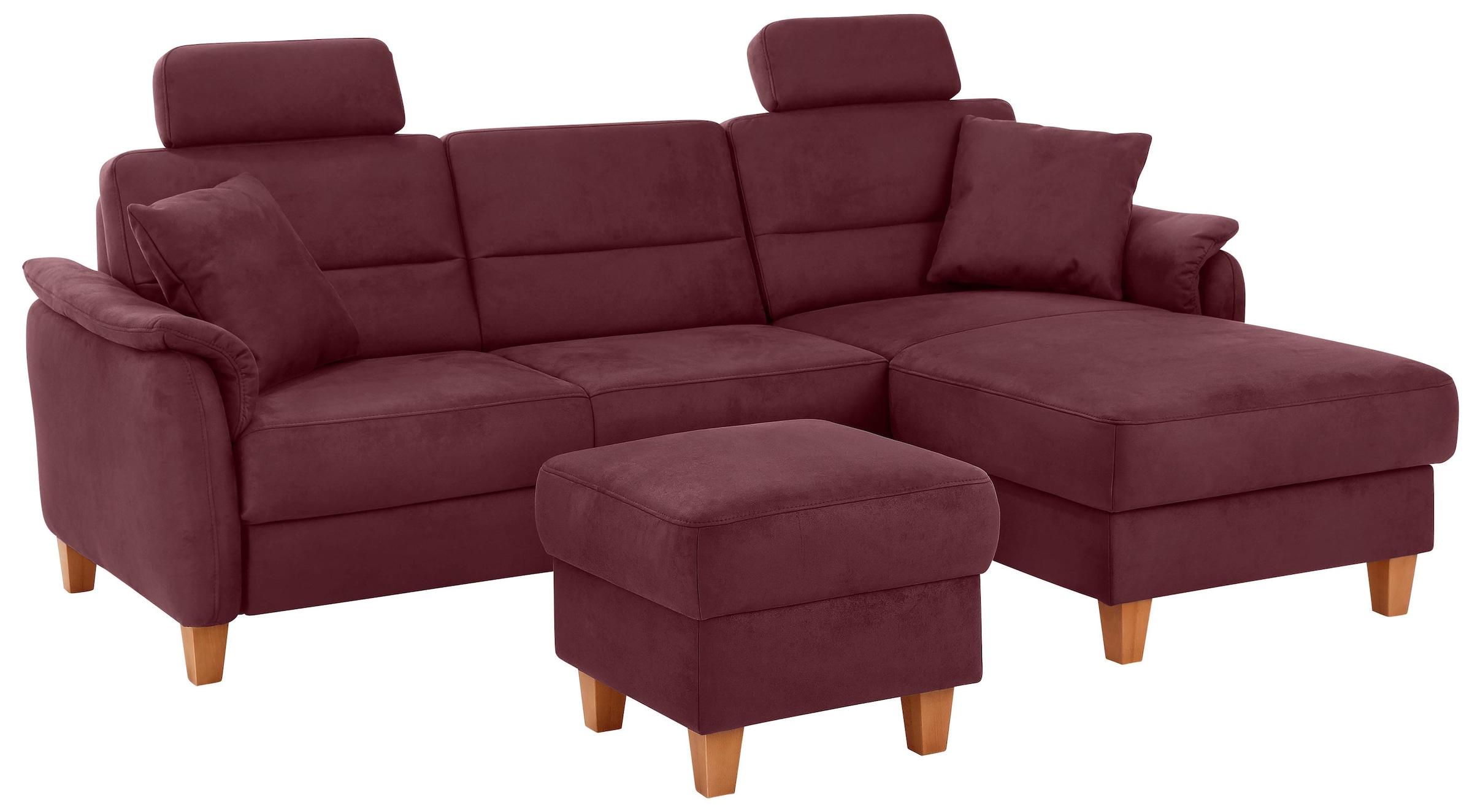 Home affaire Ecksofa »Palmera L-Form«, Federkern, wahlweise mit Bettfunktion und mit/ohne Bettkasten