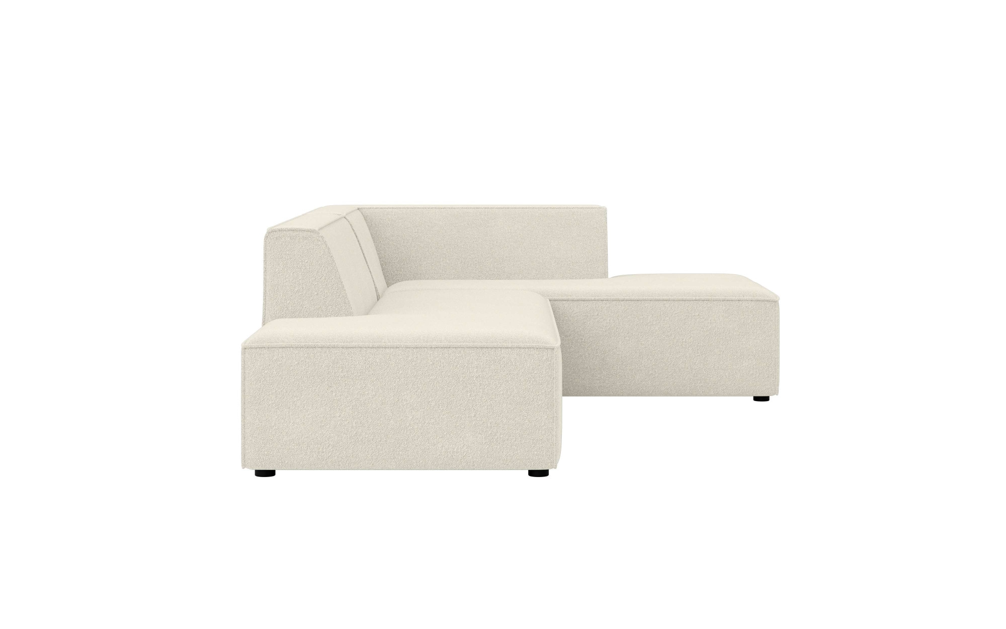 INOSIGN Ecksofa »Ecksofa Cavan mit Ottomane links oder rechts bestellbar«, L-Form mit Wellenunterfederung, Maße B/T/H: 270/180/72 cm
