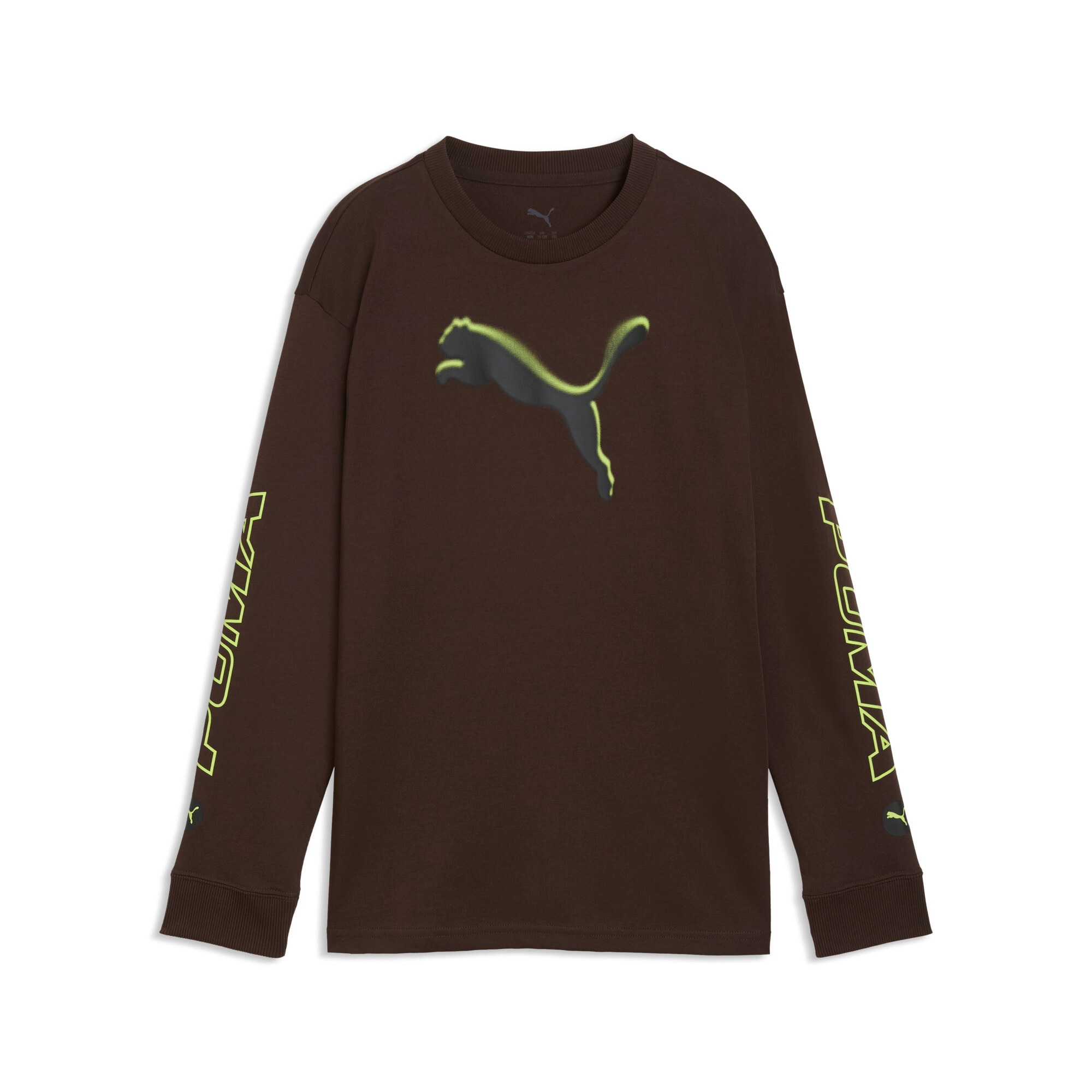 PUMA Langarmshirt "STREET RELAXED LONGSLEEVE TEE B" für Jugendliche, sportlicher Stil, mit Rundhalsausschnitt