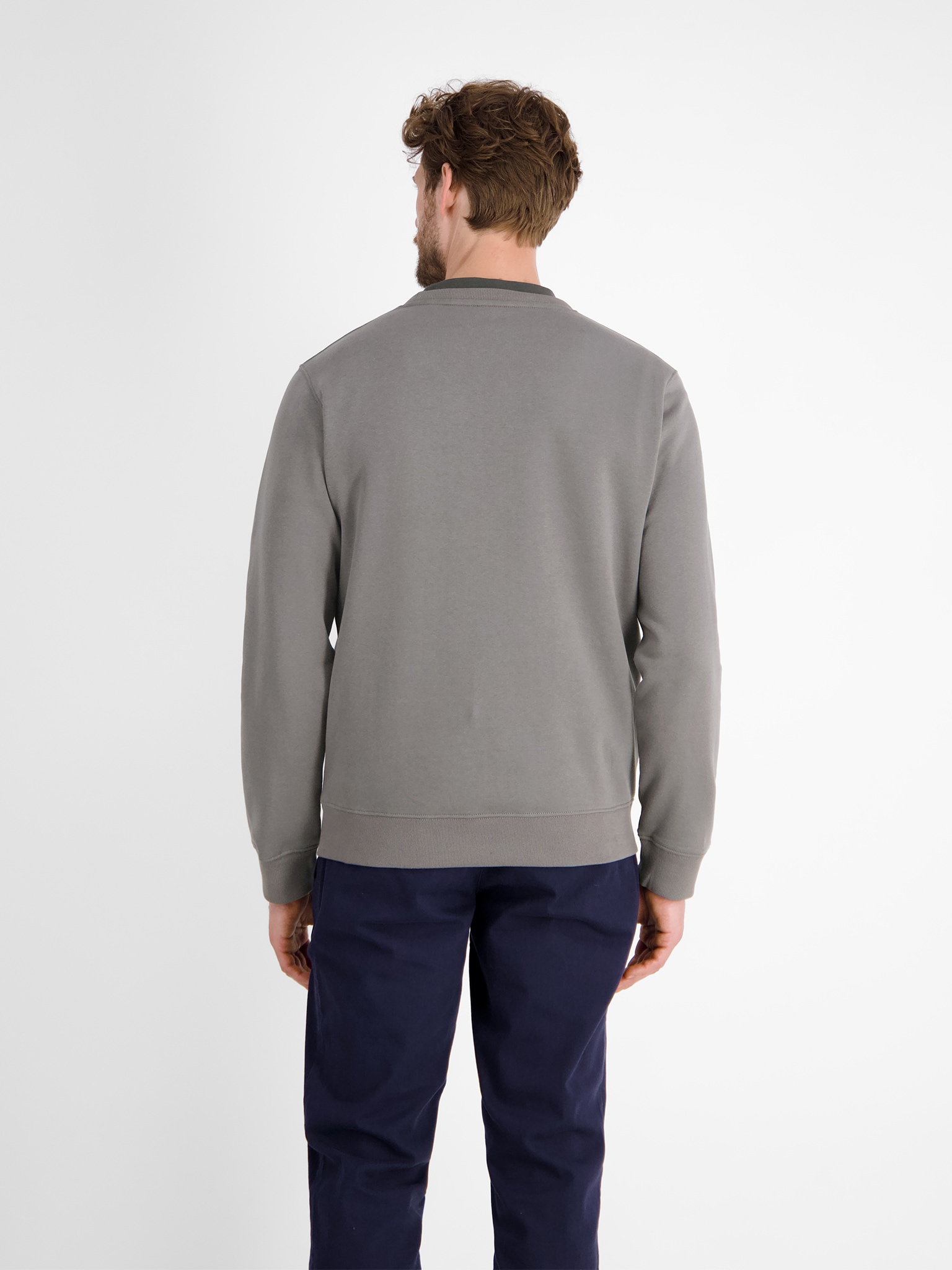 LERROS Sweater, mit Logo-Badge