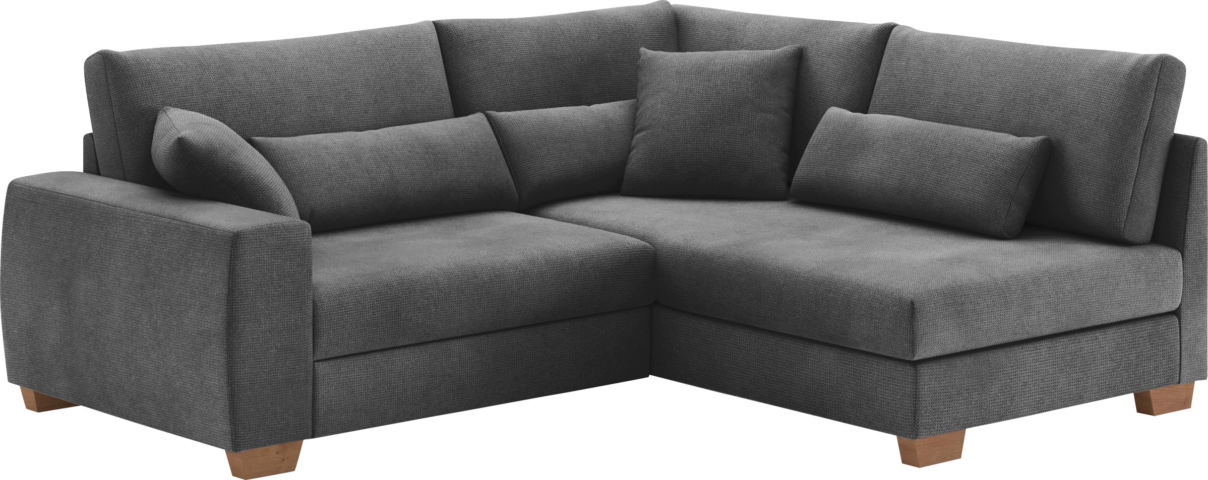 Mr. Couch Ecksofa »Helena L-Form«, Mit Federkern, wahlweise mit Bettfunktion und Taschenfederkern