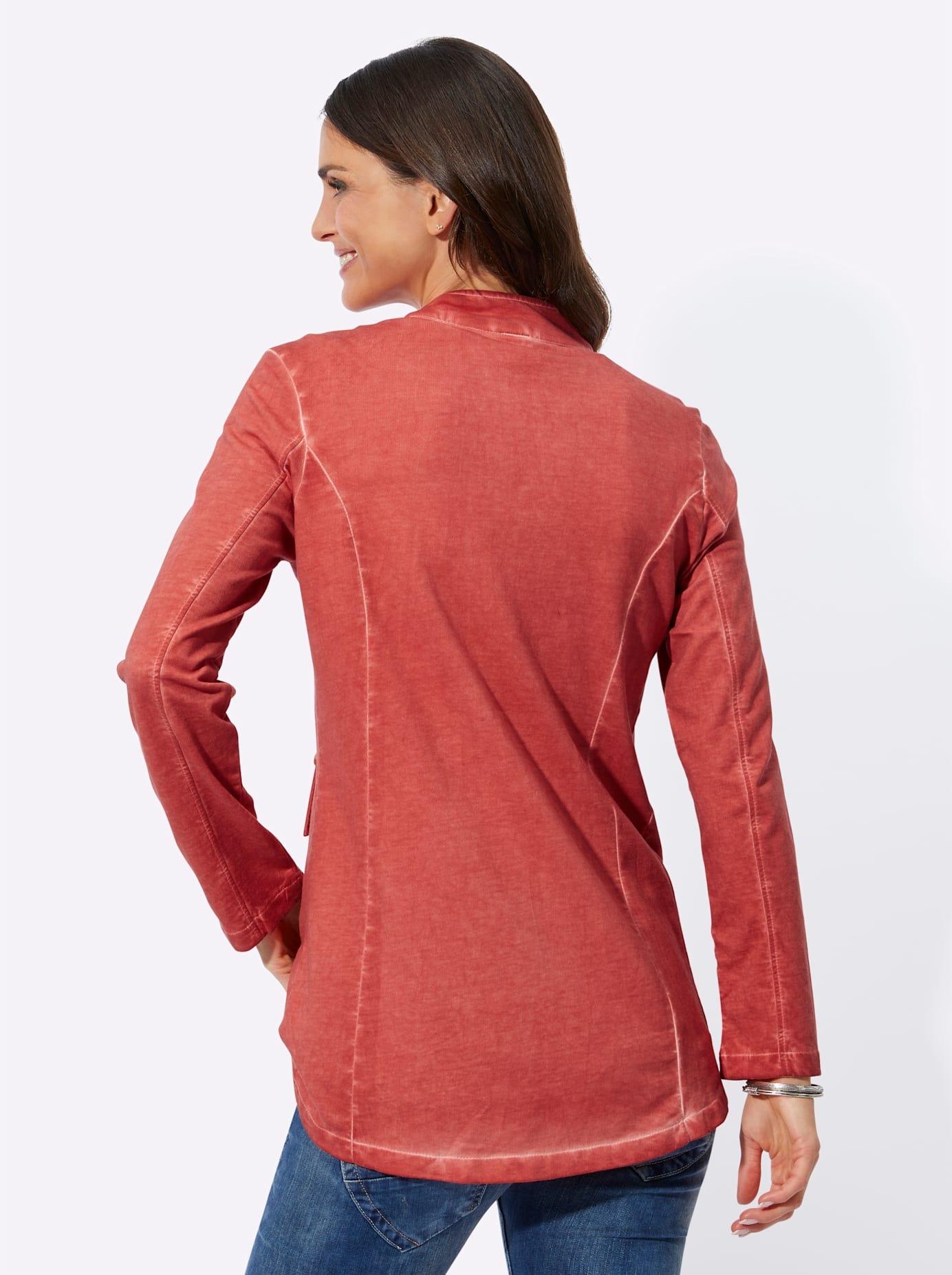 Inspirationen Shirtjacke "Sweatjacke" 1 Stk. tlg. günstig online kaufen